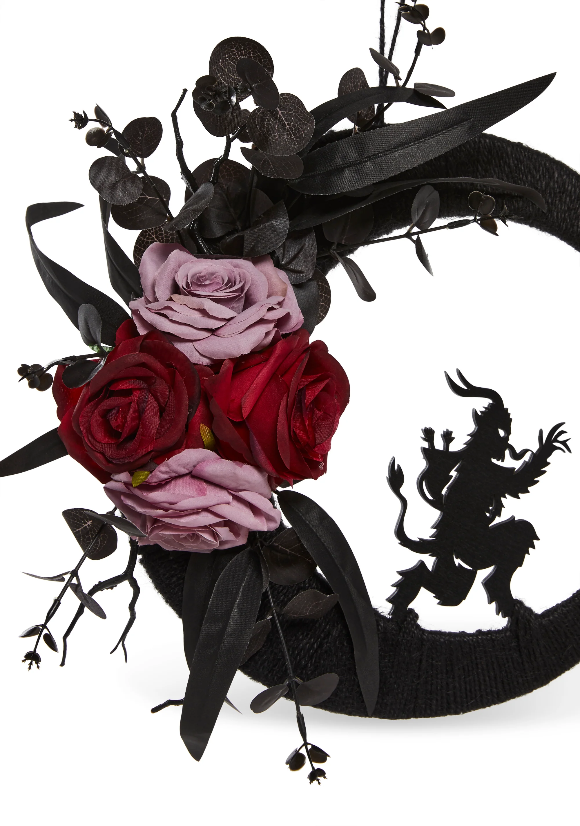 Naughty Not Nice Krampus Wreath - Image 5
