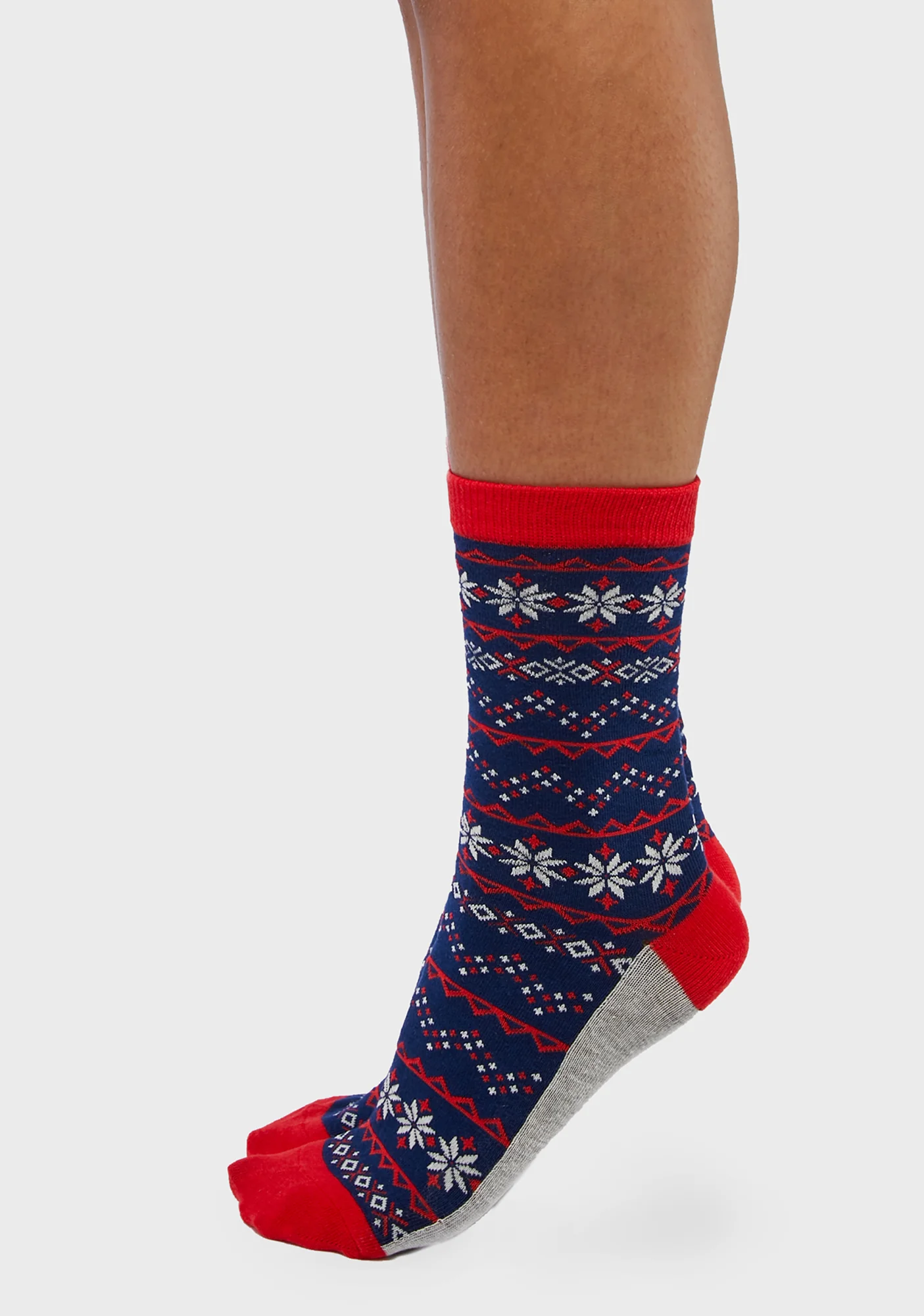 Naughty Or Nice Crew Socks - Image 2
