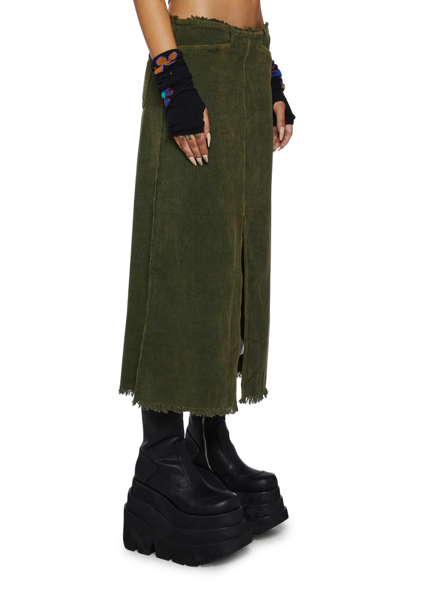 Nelly Denim Midi Skirt - Image 3