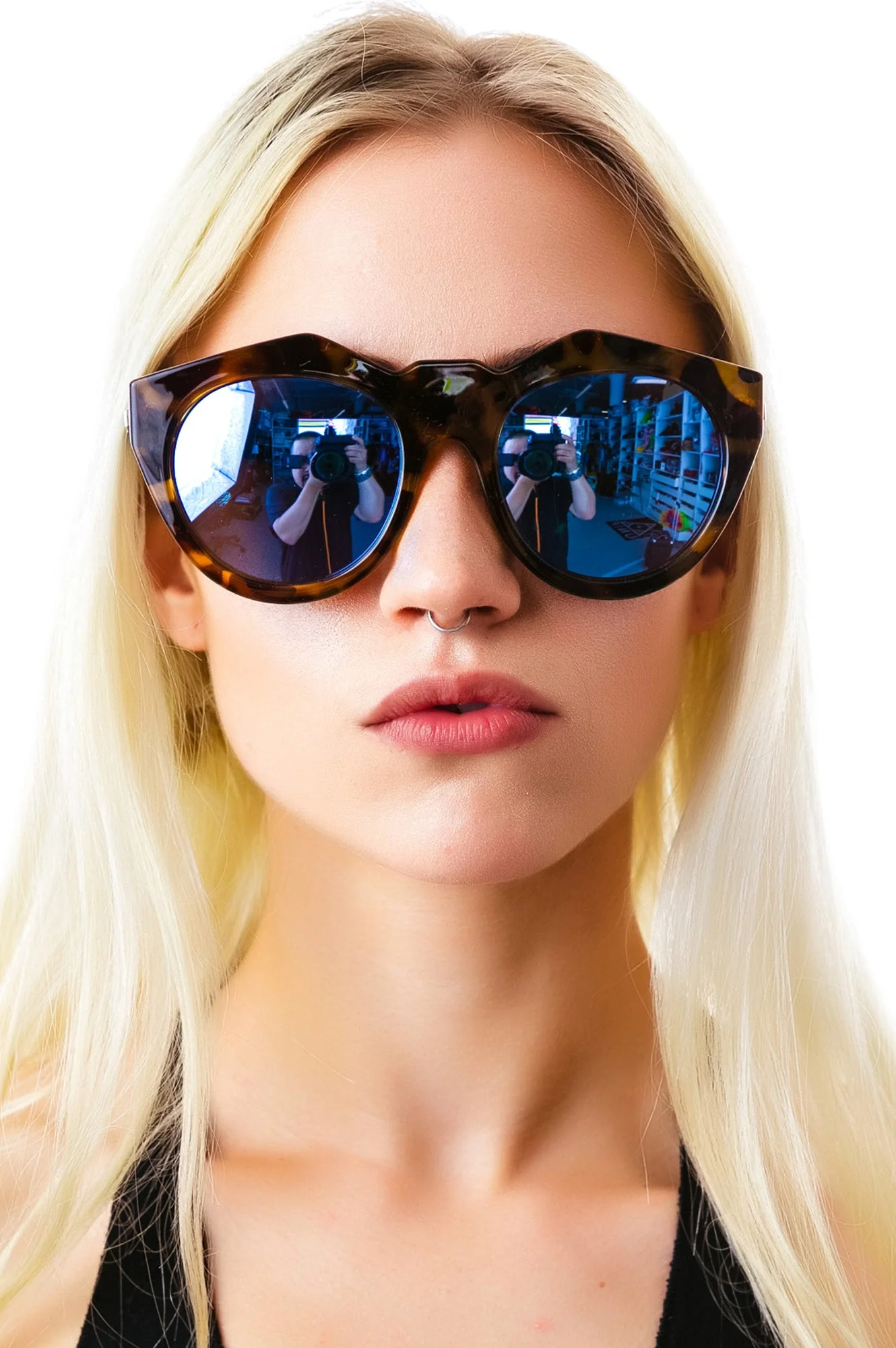Neo Noir Sunglasses - Light Pink - Image 3