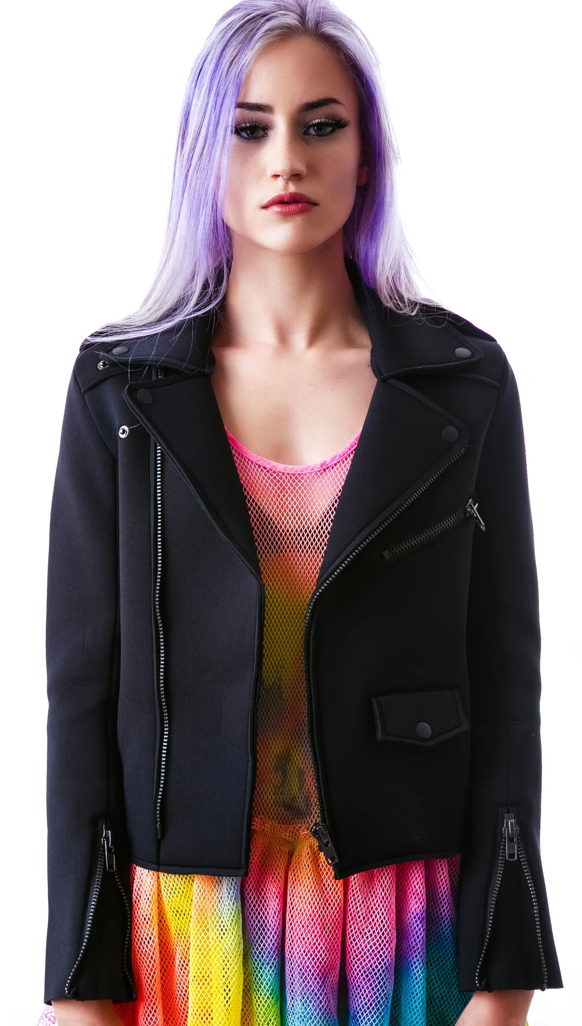 Neoprene Moto Jacket - Image 4