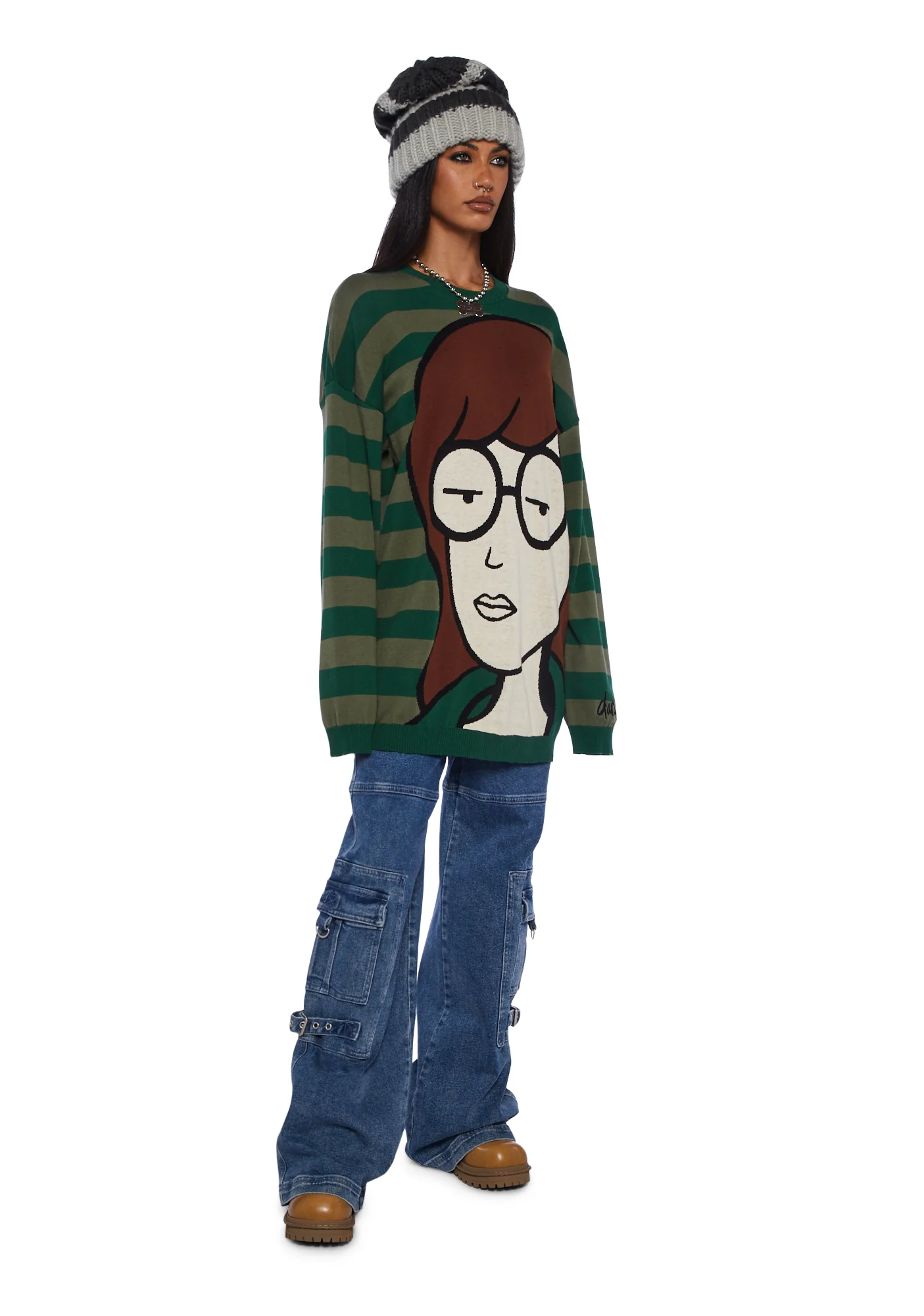 Nerdy Rebel Oversized Sweater - Image 2