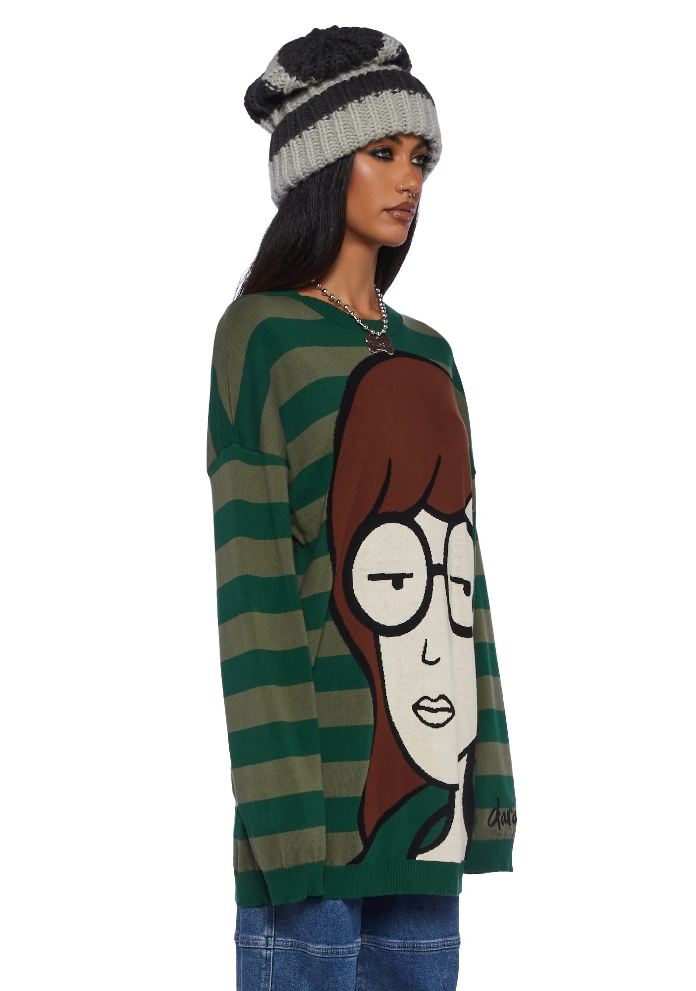 Nerdy Rebel Oversized Sweater - Image 3