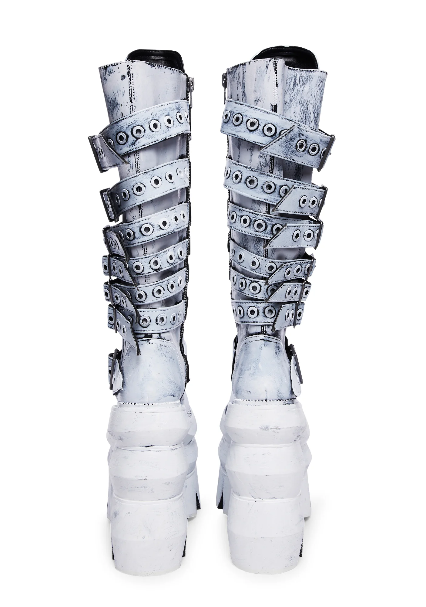 Never A Sellout Platform Boots - White - Image 6