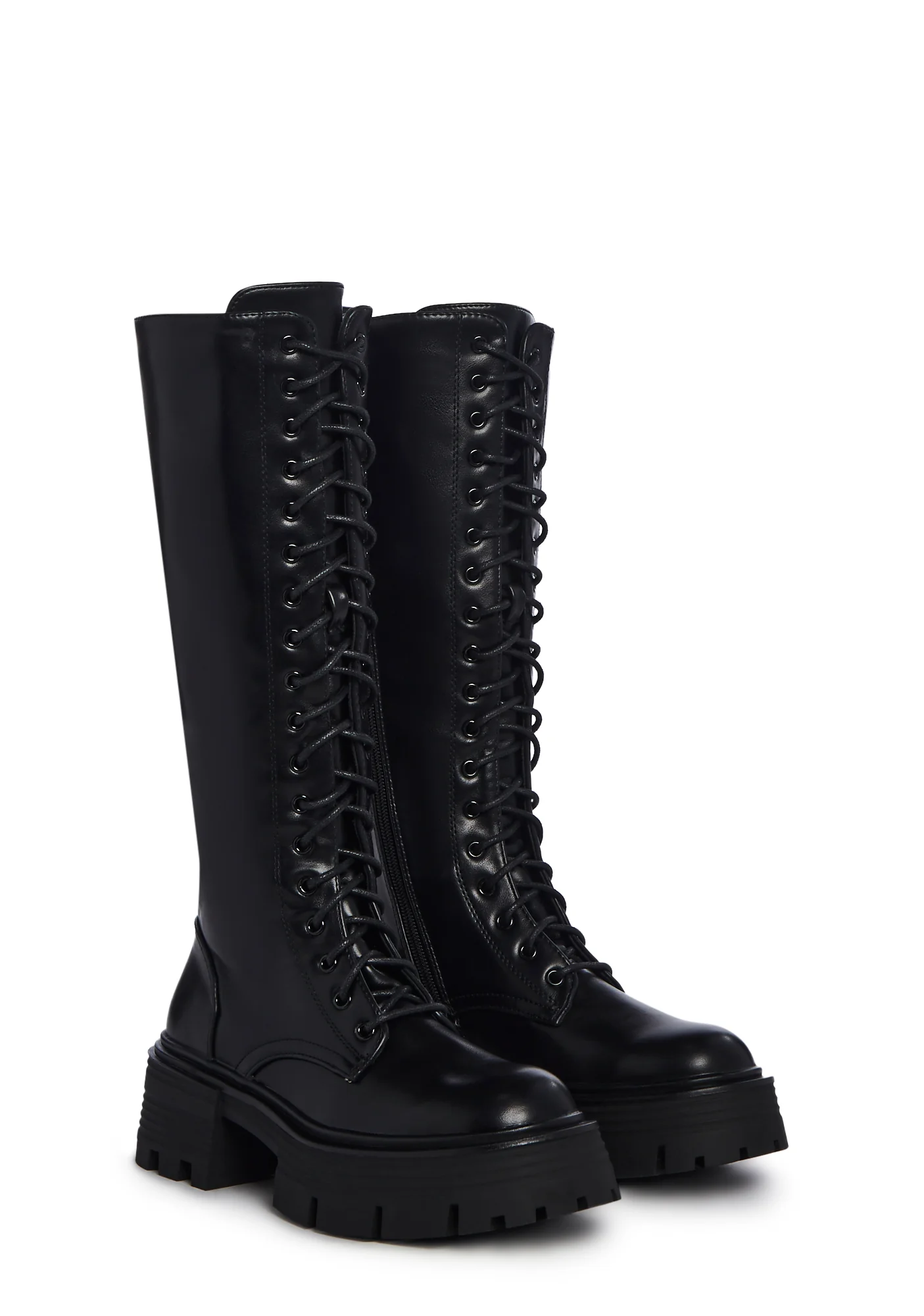 Never Better Combat Boots - Black - Image 3