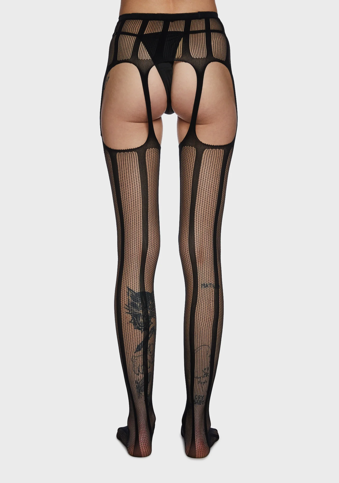 Never Innocent Garter Tights - Image 3