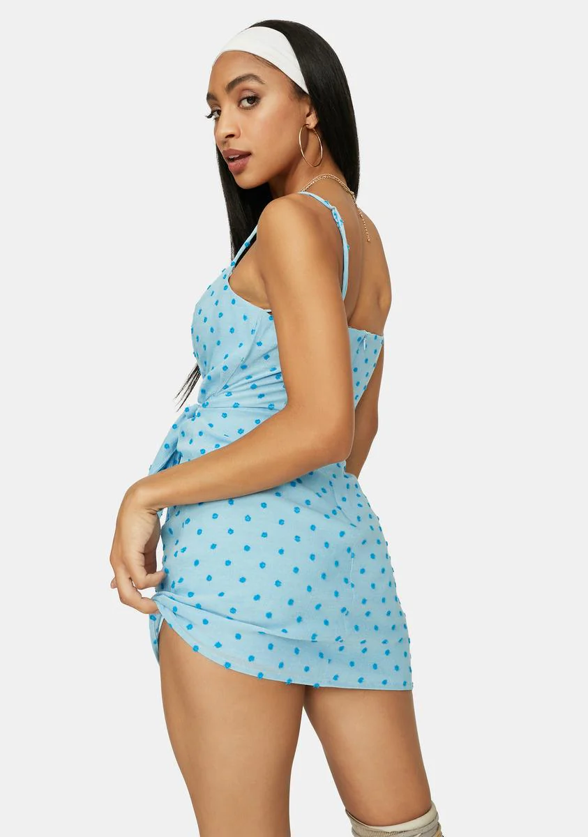 New Beginning Wrap Mini Dress - Image 4