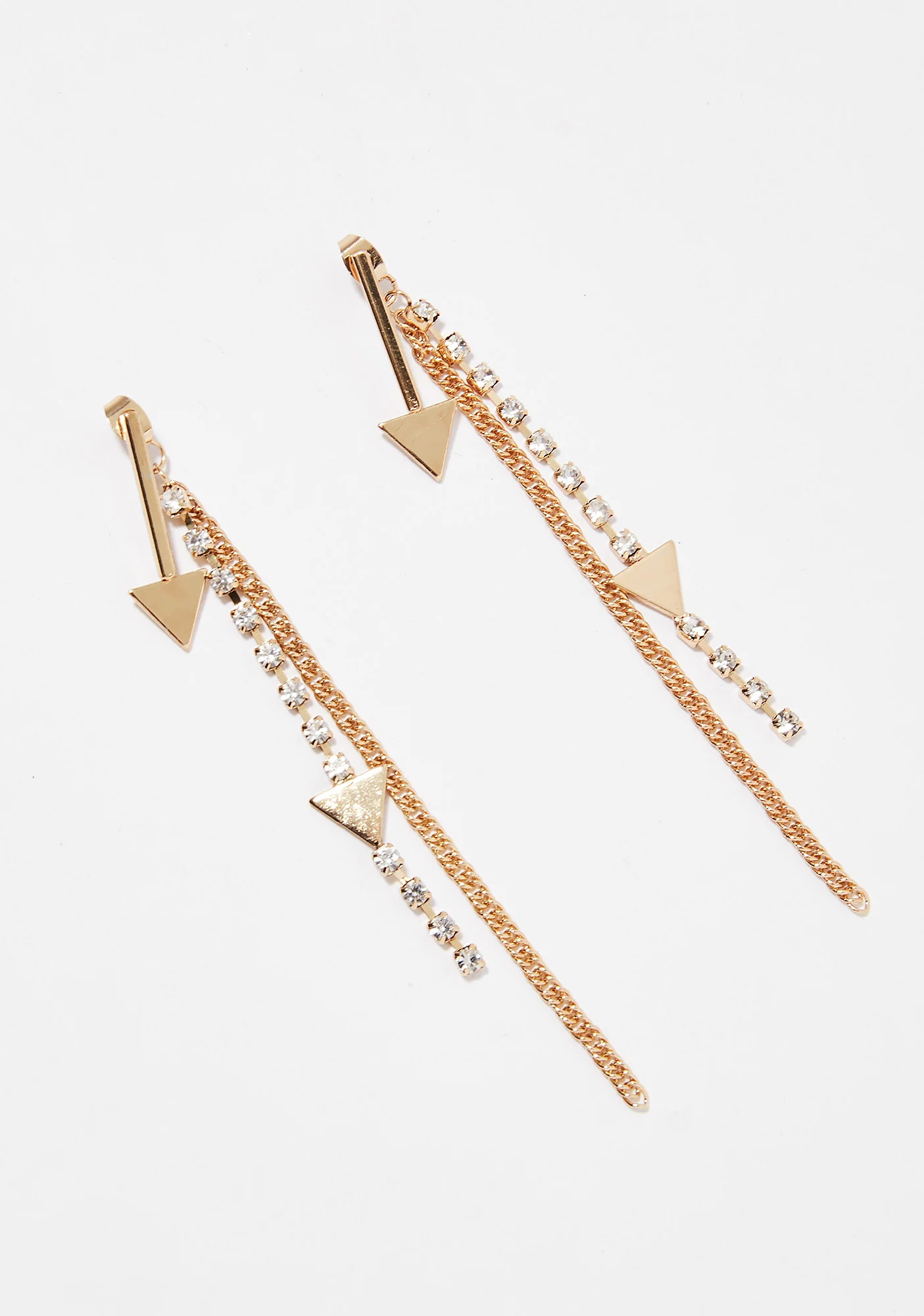 New Direction Chain Earrings - Image 2
