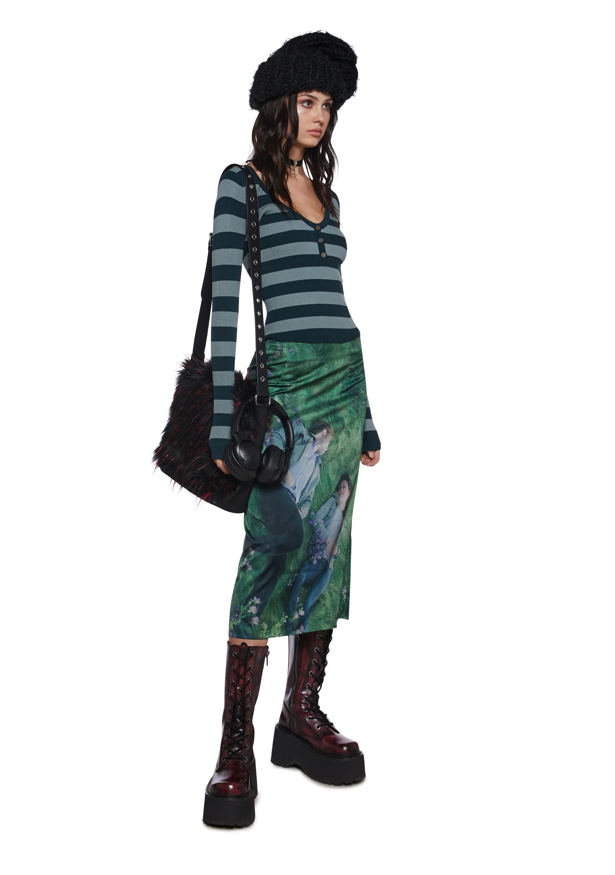 New Girl Striped Top - Image 2