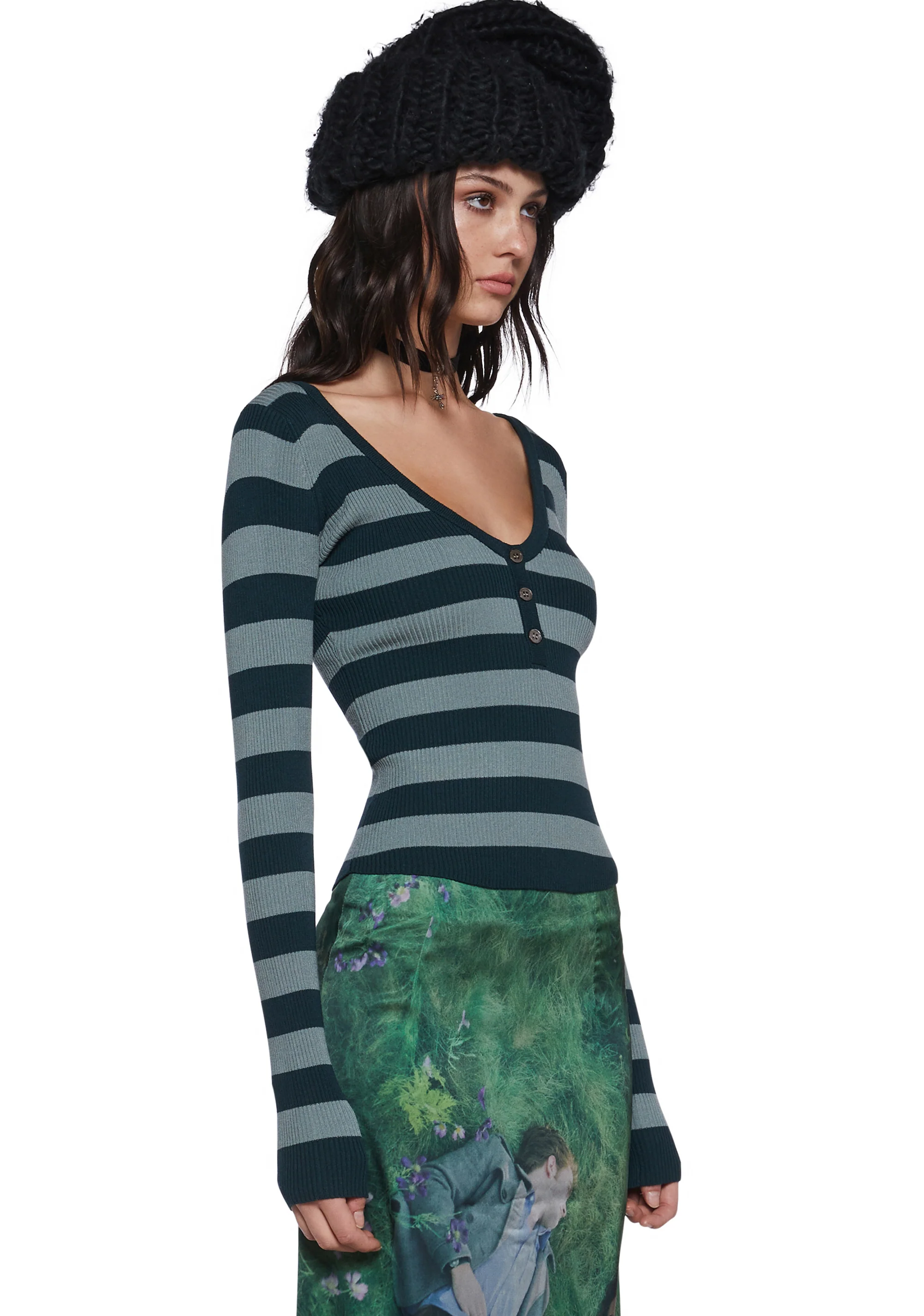 New Girl Striped Top - Image 3