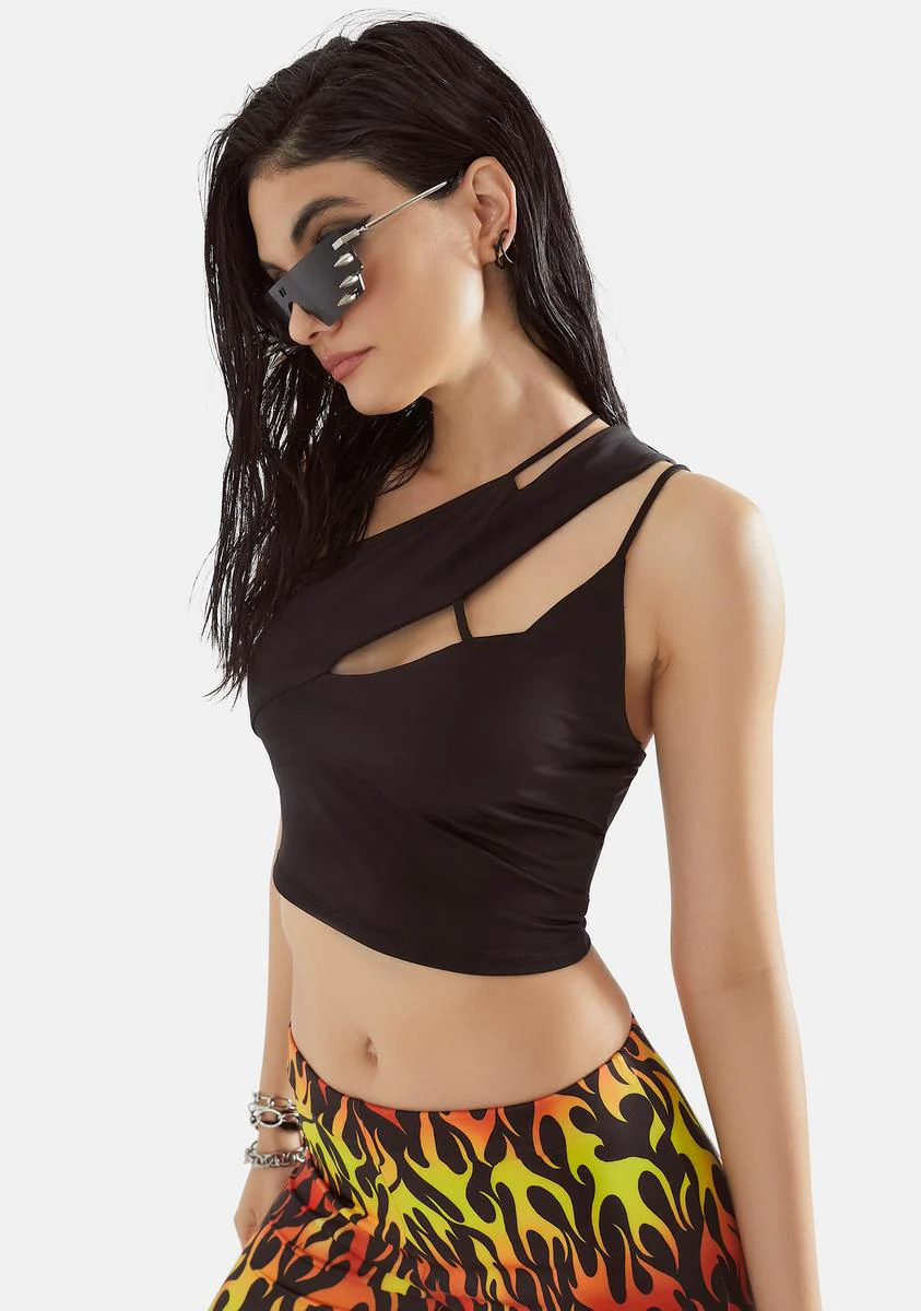 Night Let Loose Cutout Tank Top - Image 2