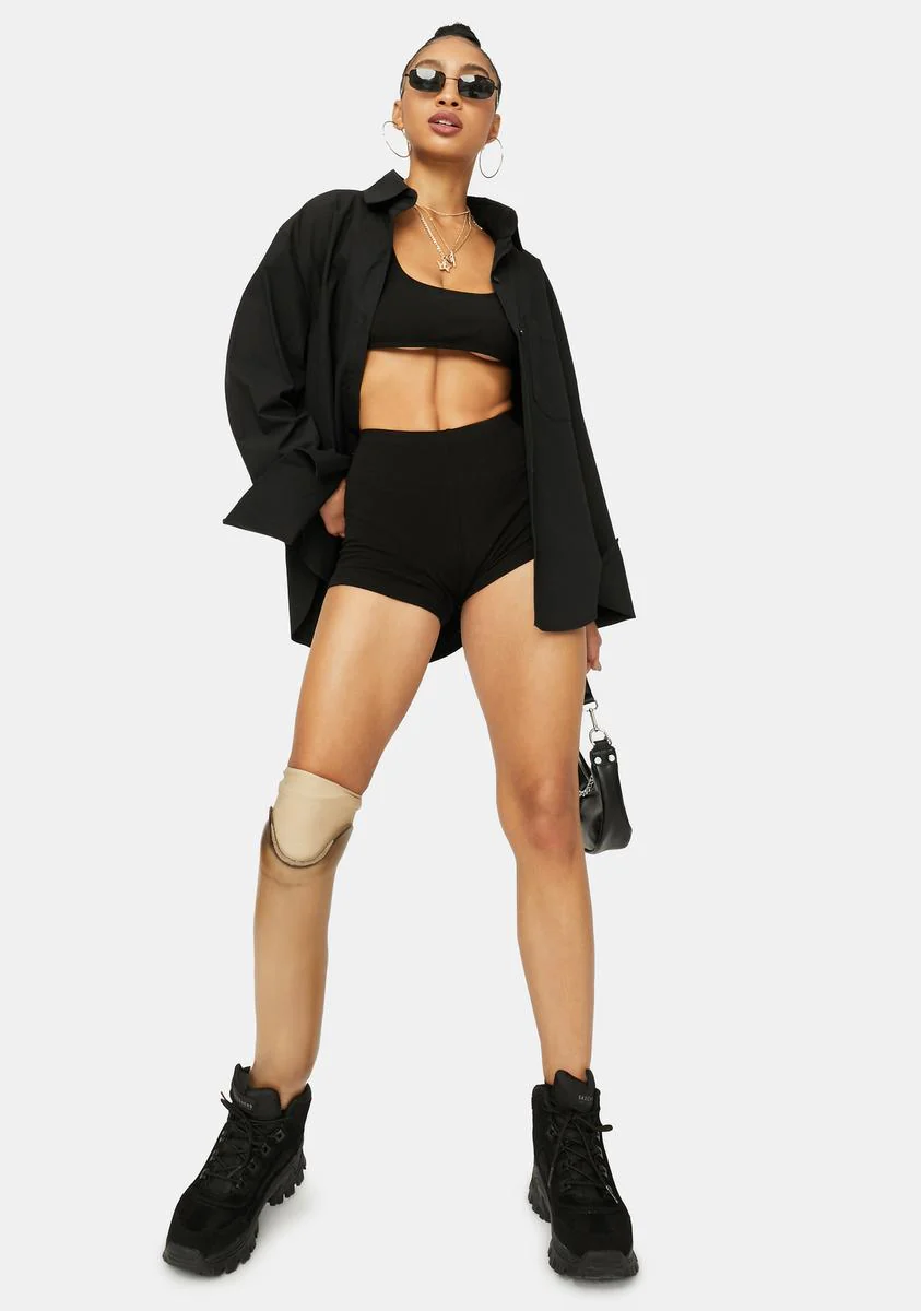 Night Make My Mark High Waist Shorts - Image 3