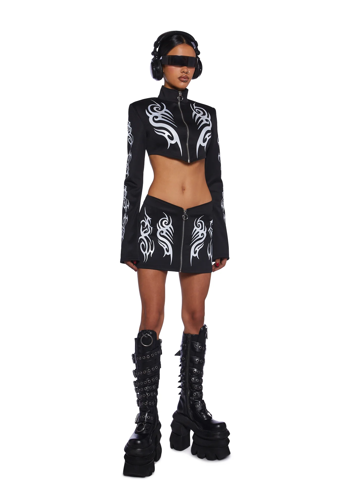 Night Raver Reflective Zip-Up Top - Image 5