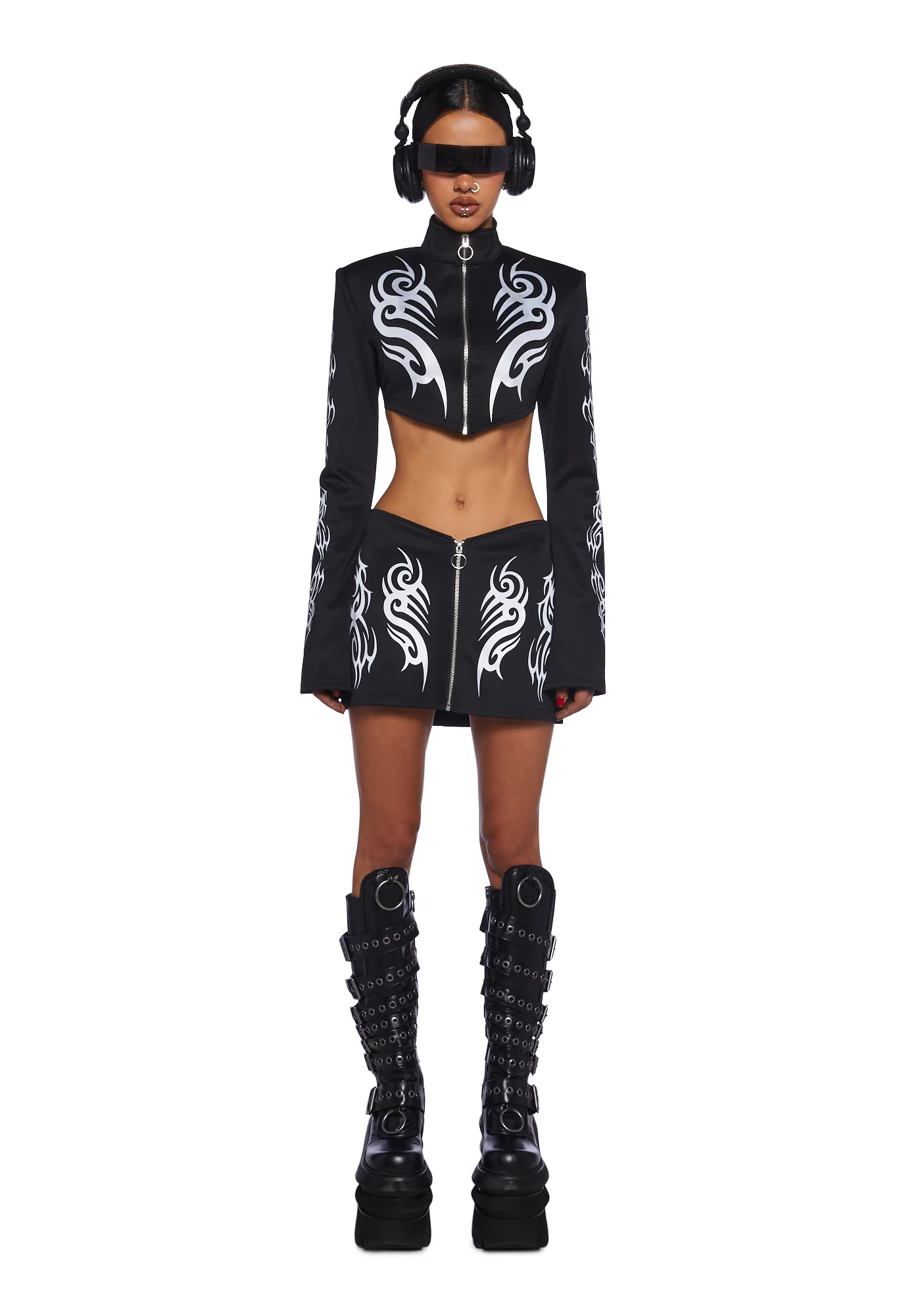 Night Raver Reflective Zip-Up Top - Image 6