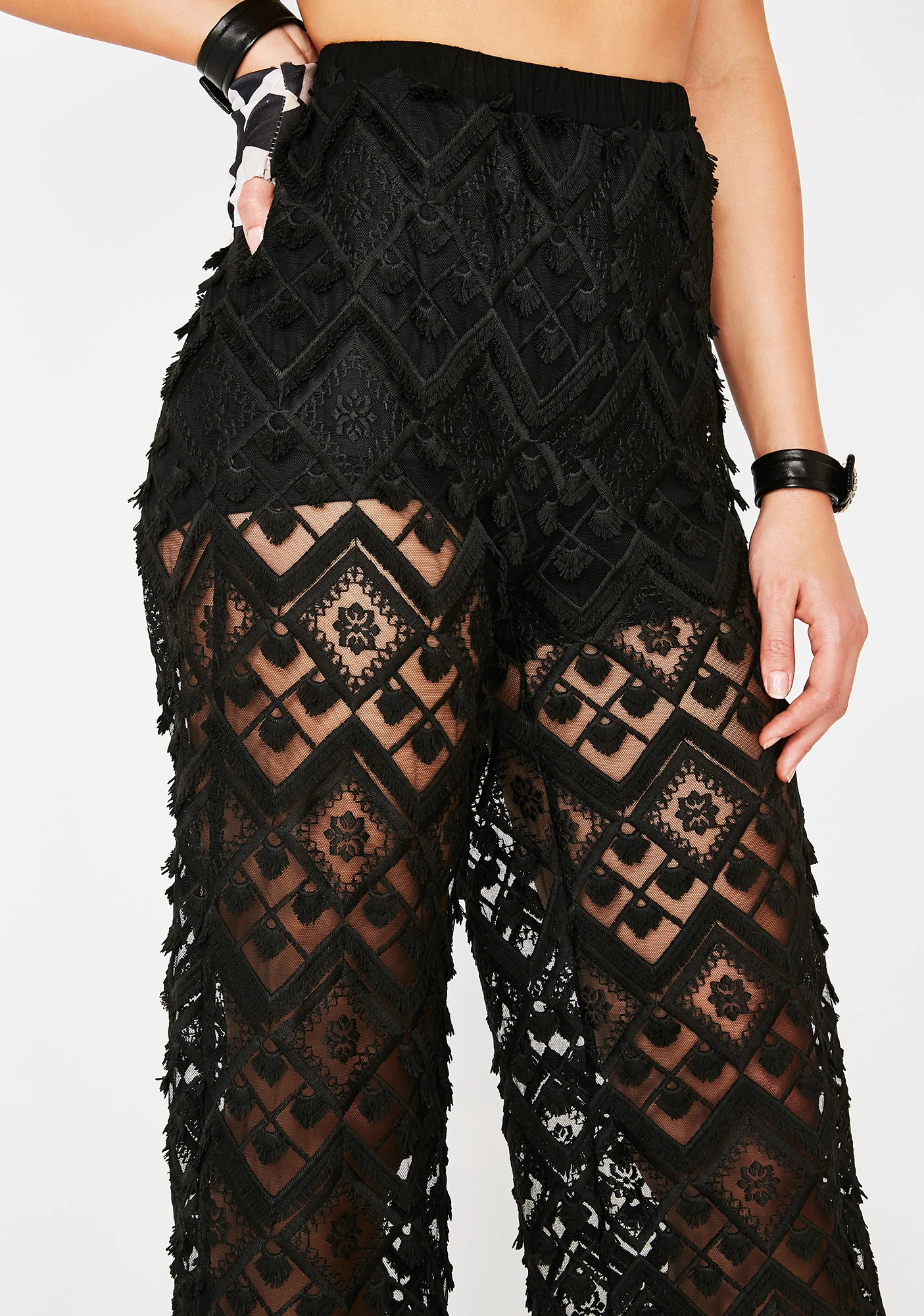 Night Traveler Lace Pants - Image 3