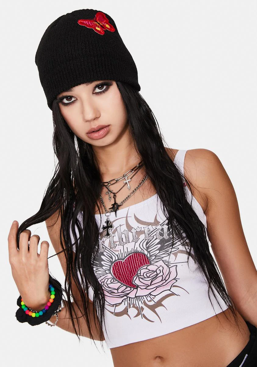 Night You're So Fly Knit Beanie - Image 2