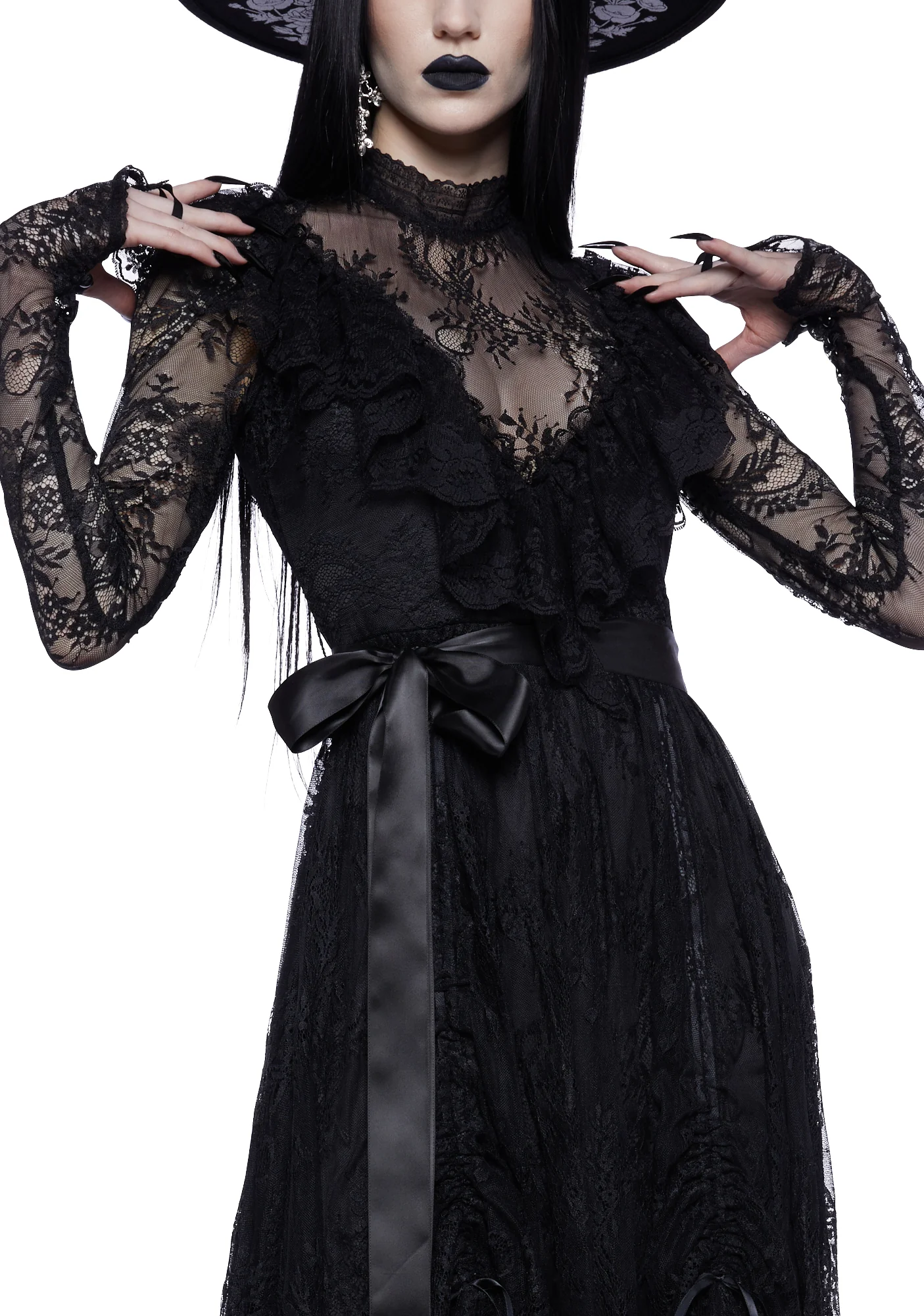 Nightfall Descent Maxi Dress - Image 2