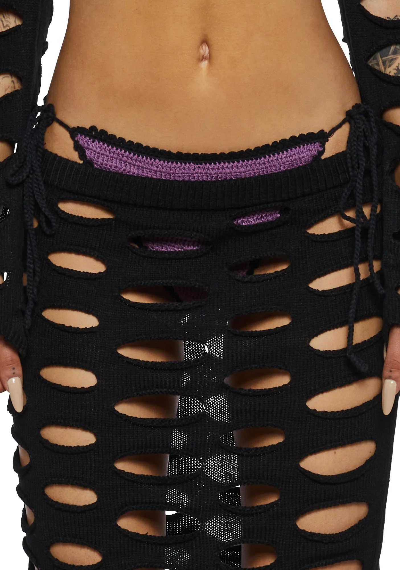 Nightfall Knit Midi Skirt - Image 5