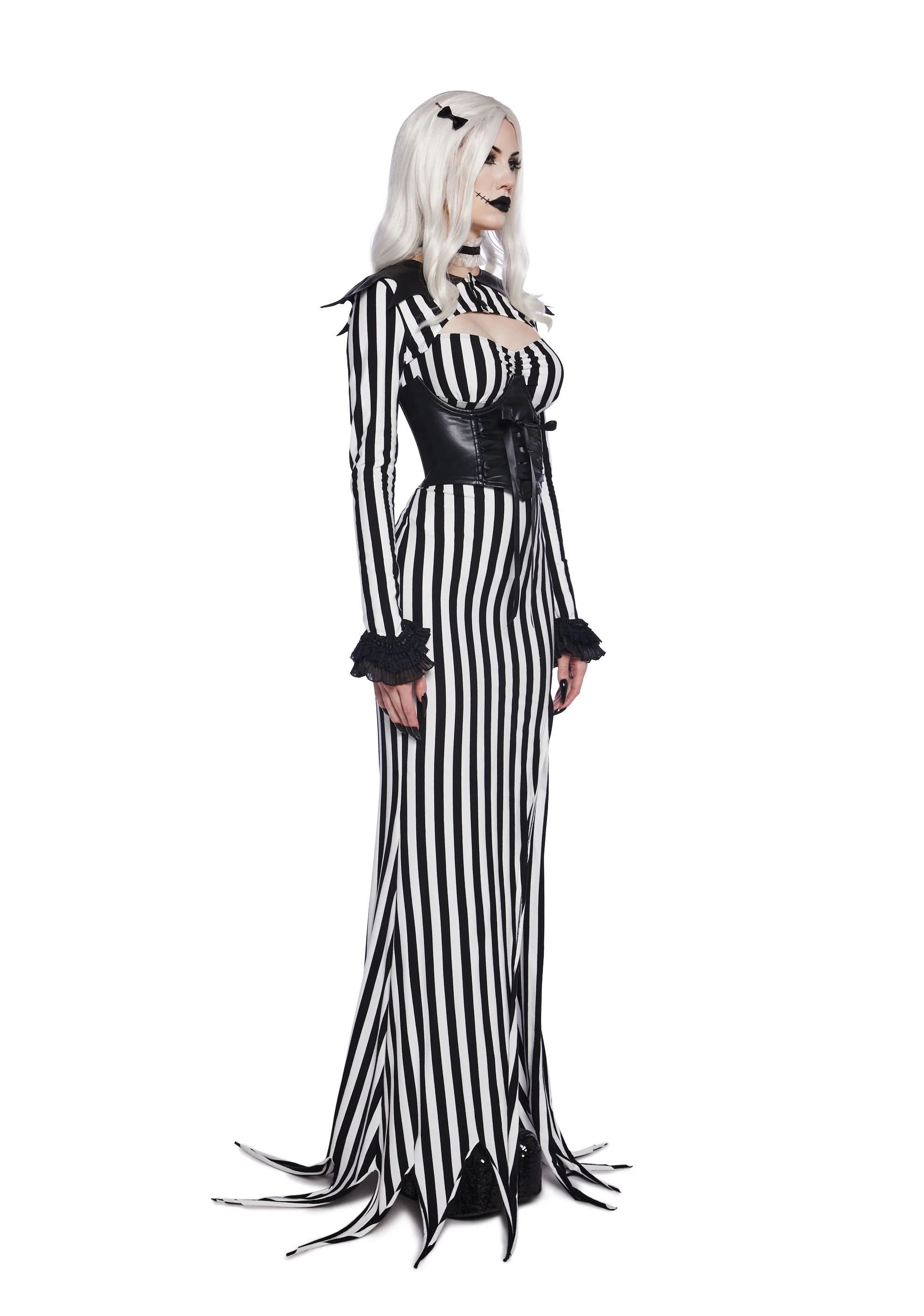 Nightmare Pumpkin King Premium Costume And Wig Set - Image 3