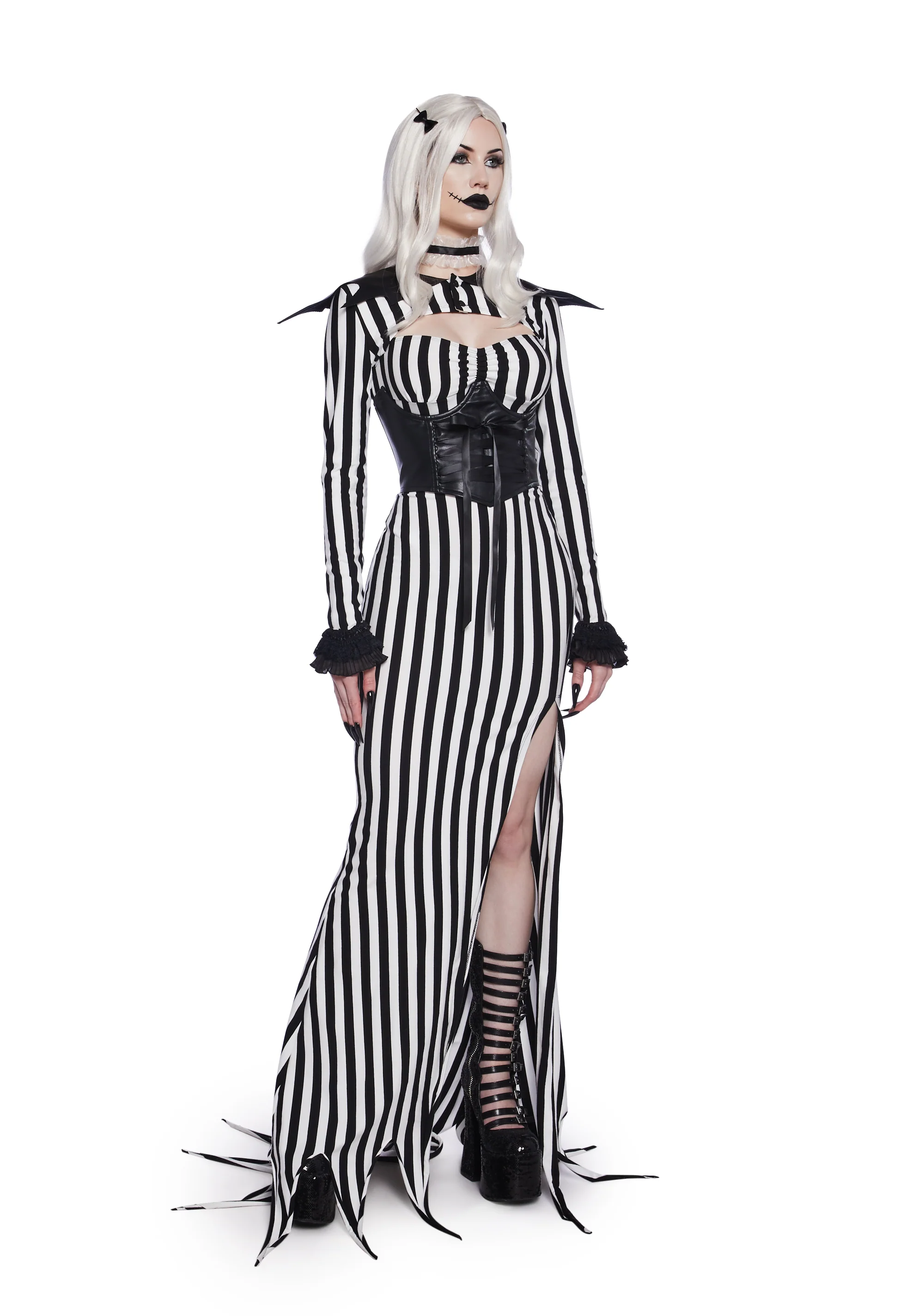 Nightmare Pumpkin King Premium Costume And Wig Set - Image 5