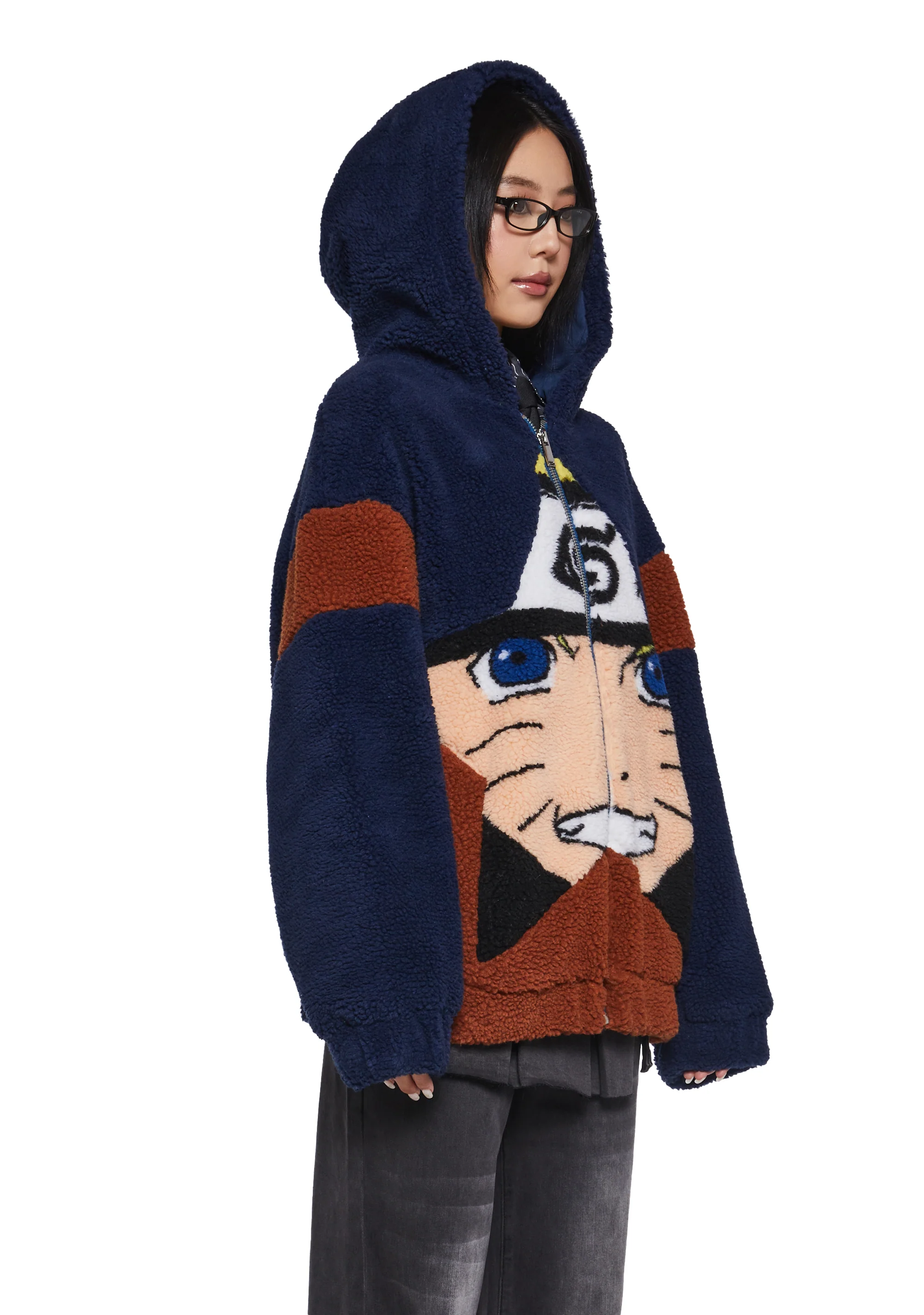 Ninja Hero Hooded Sherpa Jacket - Image 3