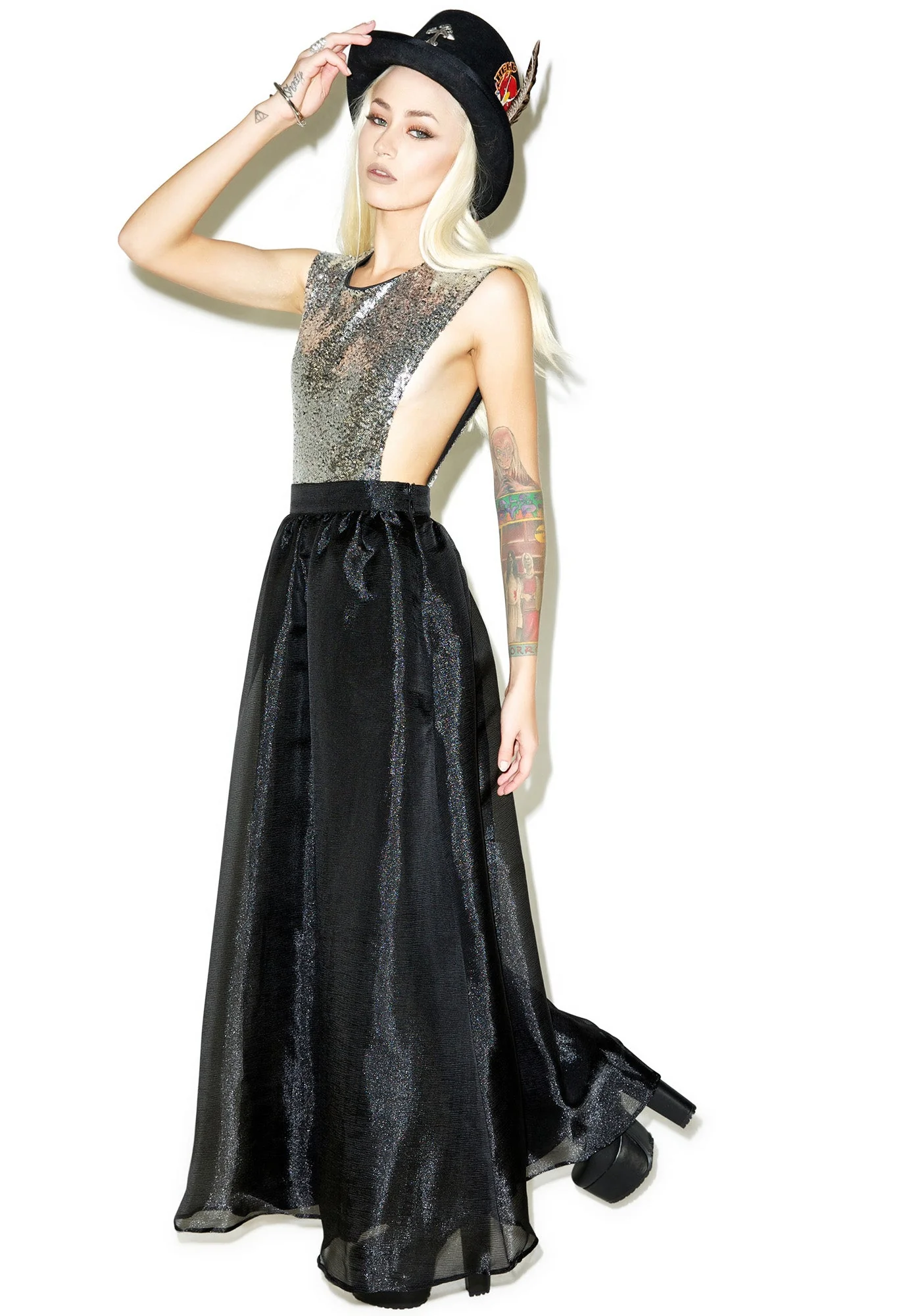 Nippon Maxi Skirt - Black - Image 10