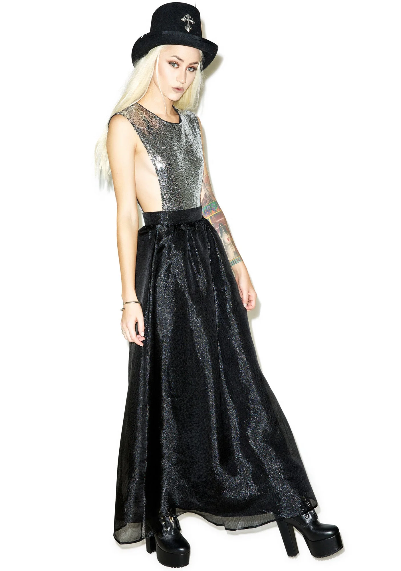 Nippon Maxi Skirt - Black - Image 4