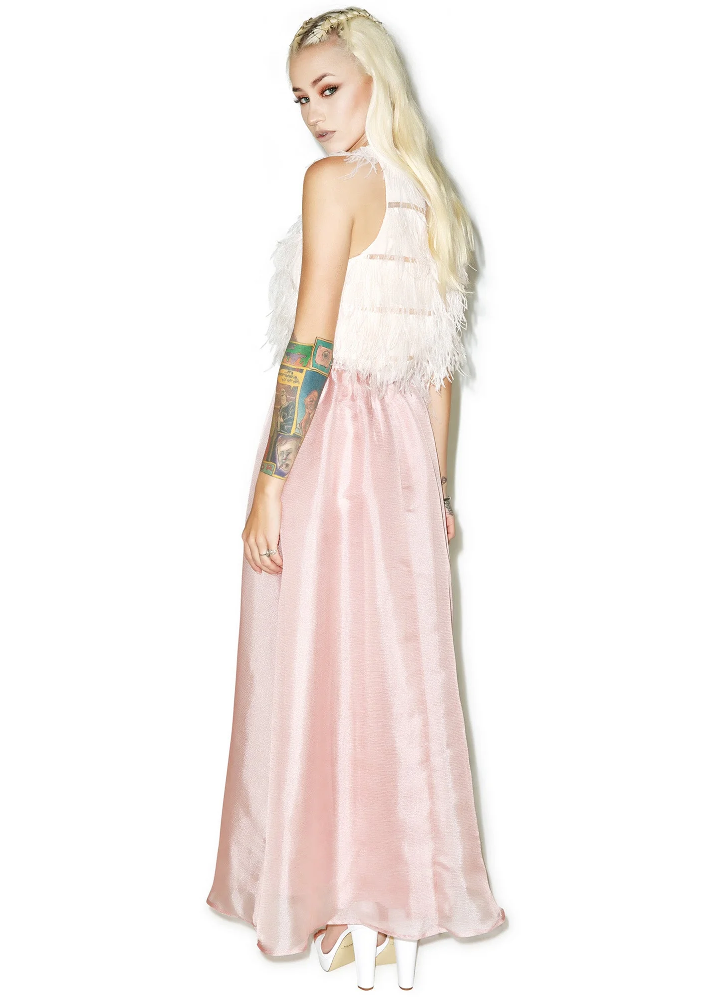 Nippon Maxi Skirt - Black - Image 5