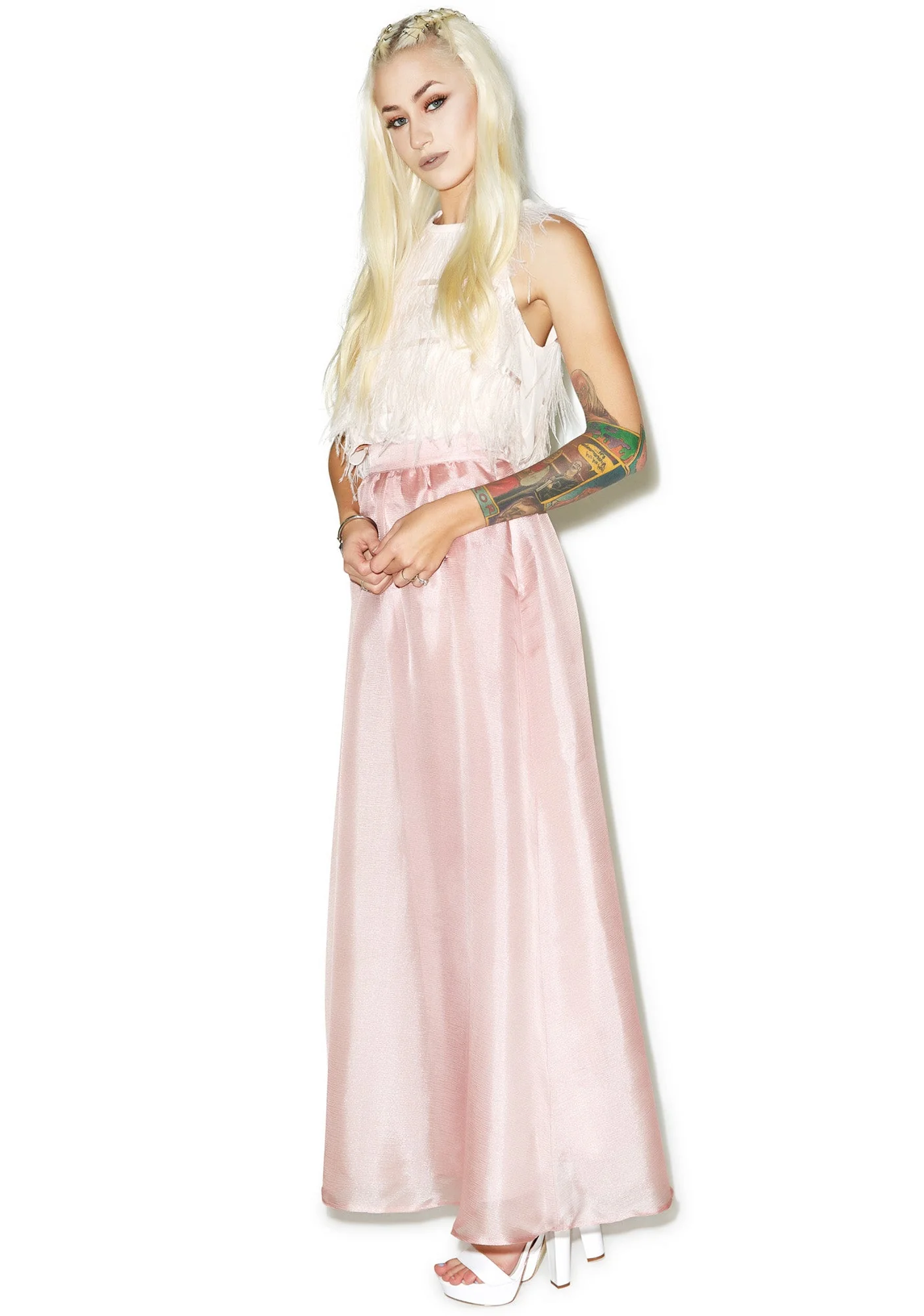 Nippon Maxi Skirt - Black - Image 7