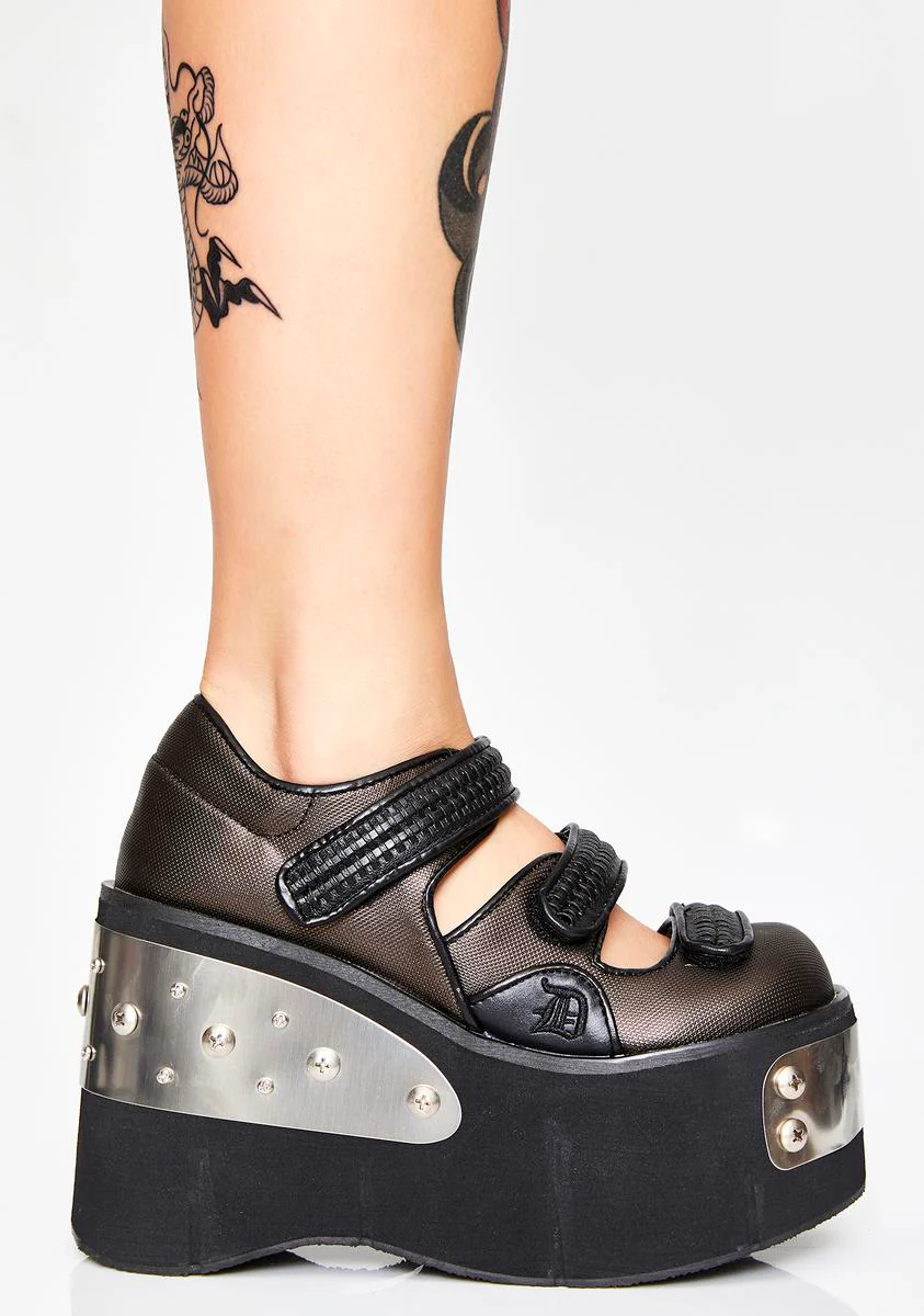 KERA-13 Platform Mary Jane Shoes - Image 3