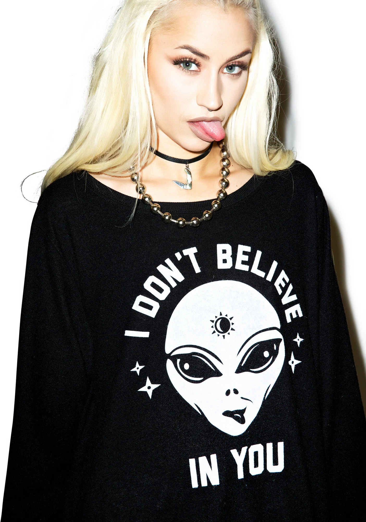 No Beliefs Sweater - Image 2