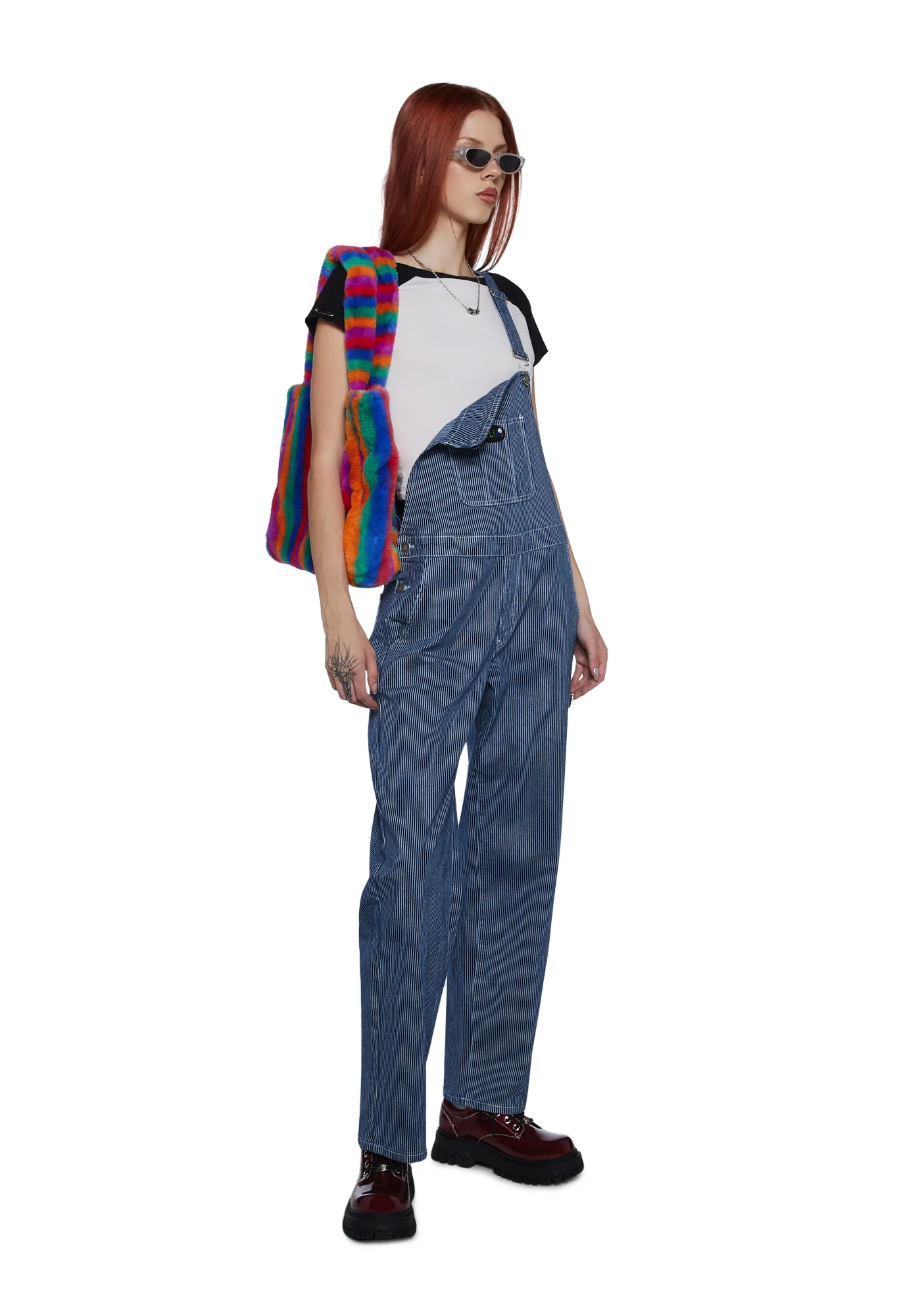 No Bounds Denim Overalls - Light Blue - Image 2