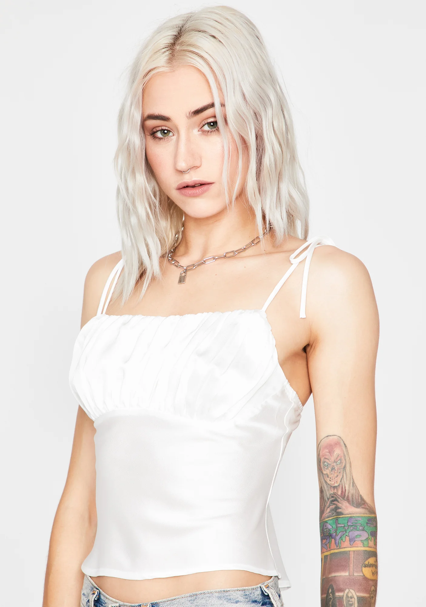No BS Allowed Satin Top - Image 2
