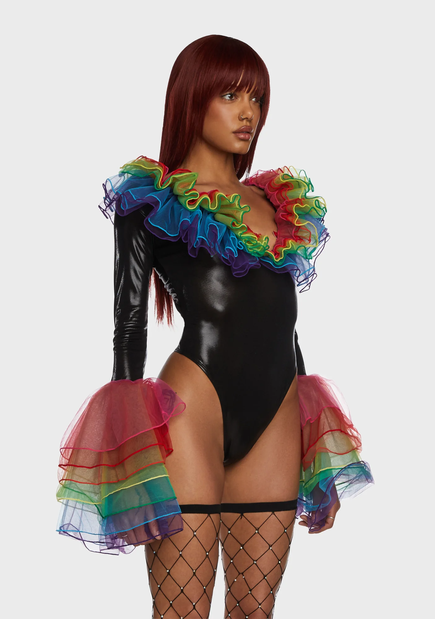 No Contest Tulle Bodysuit - Image 3