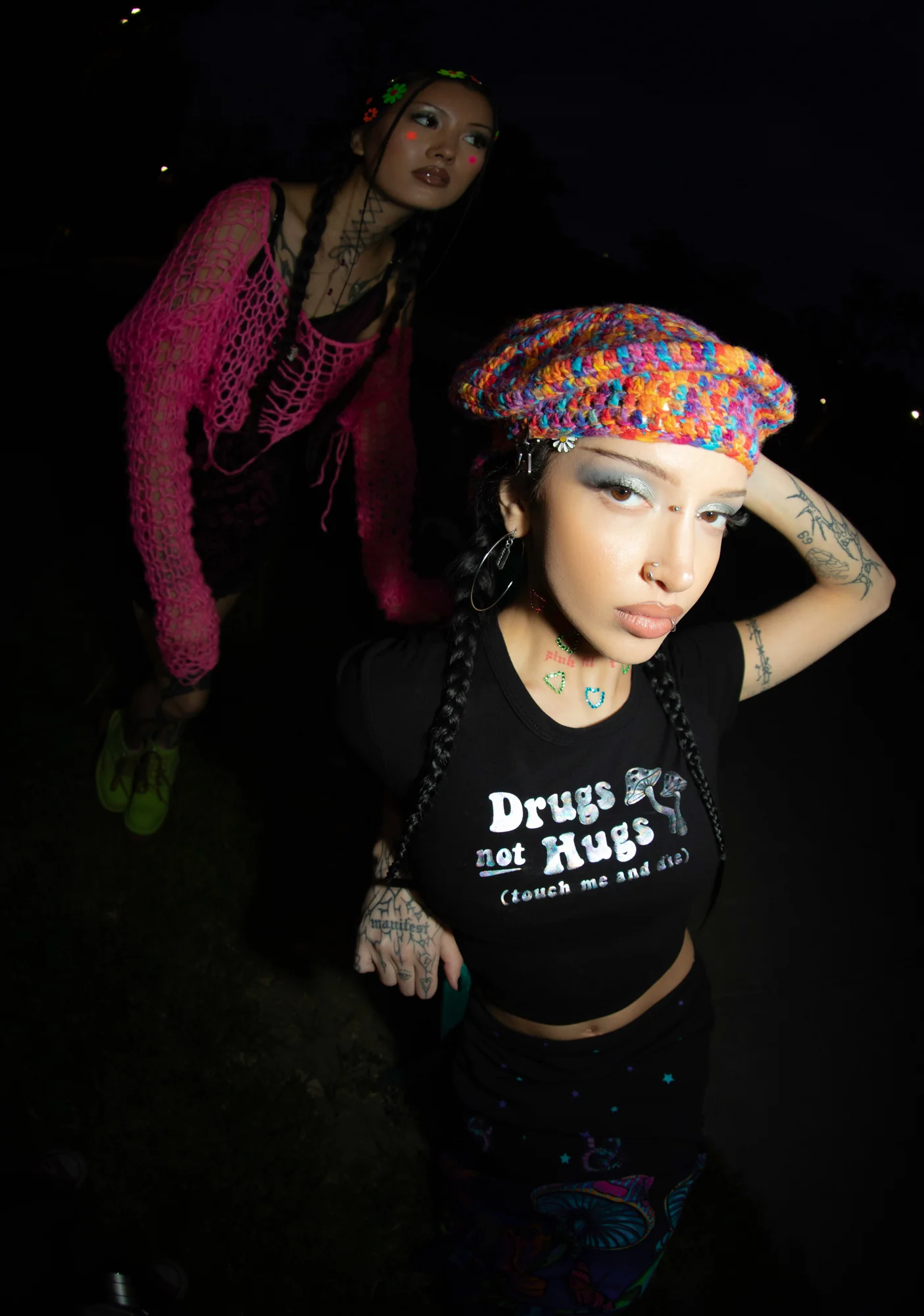 No Hugs Club Baby Tee - Image 6