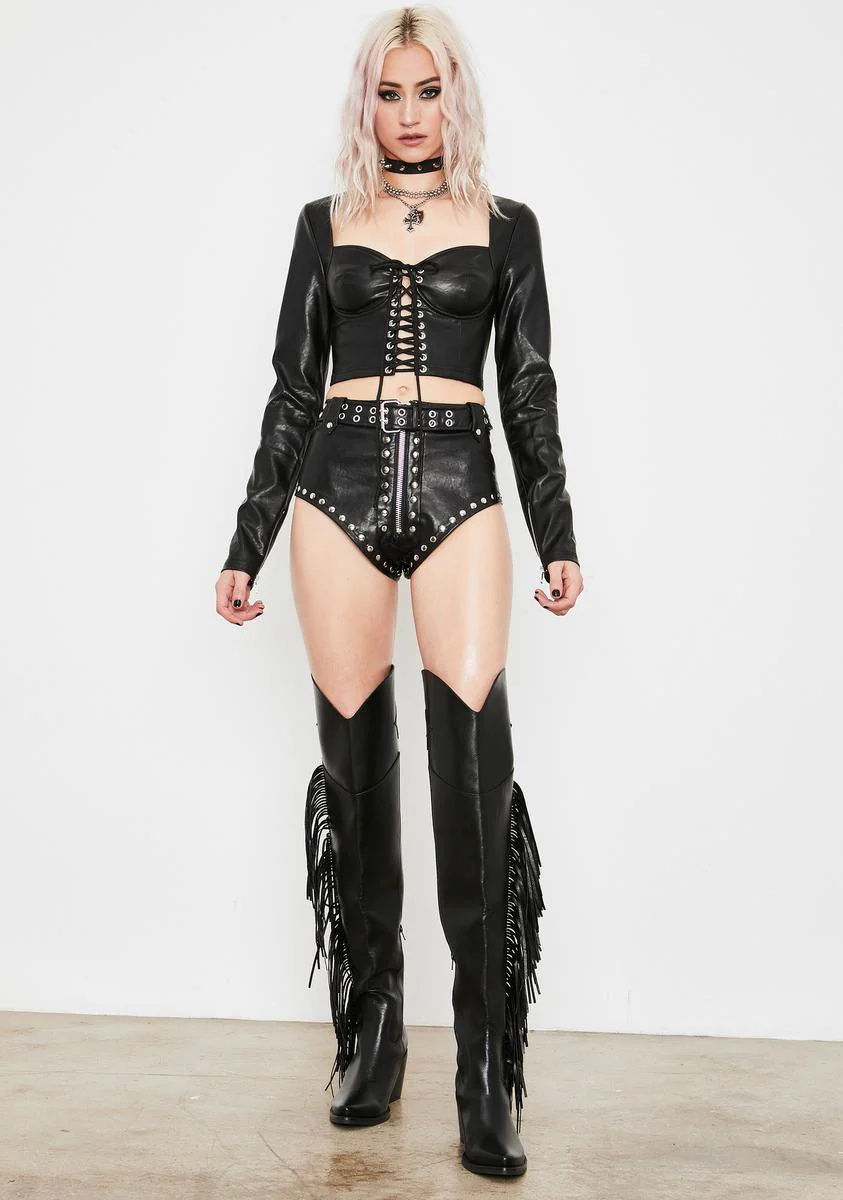 No Remorse Crop Top - Image 3