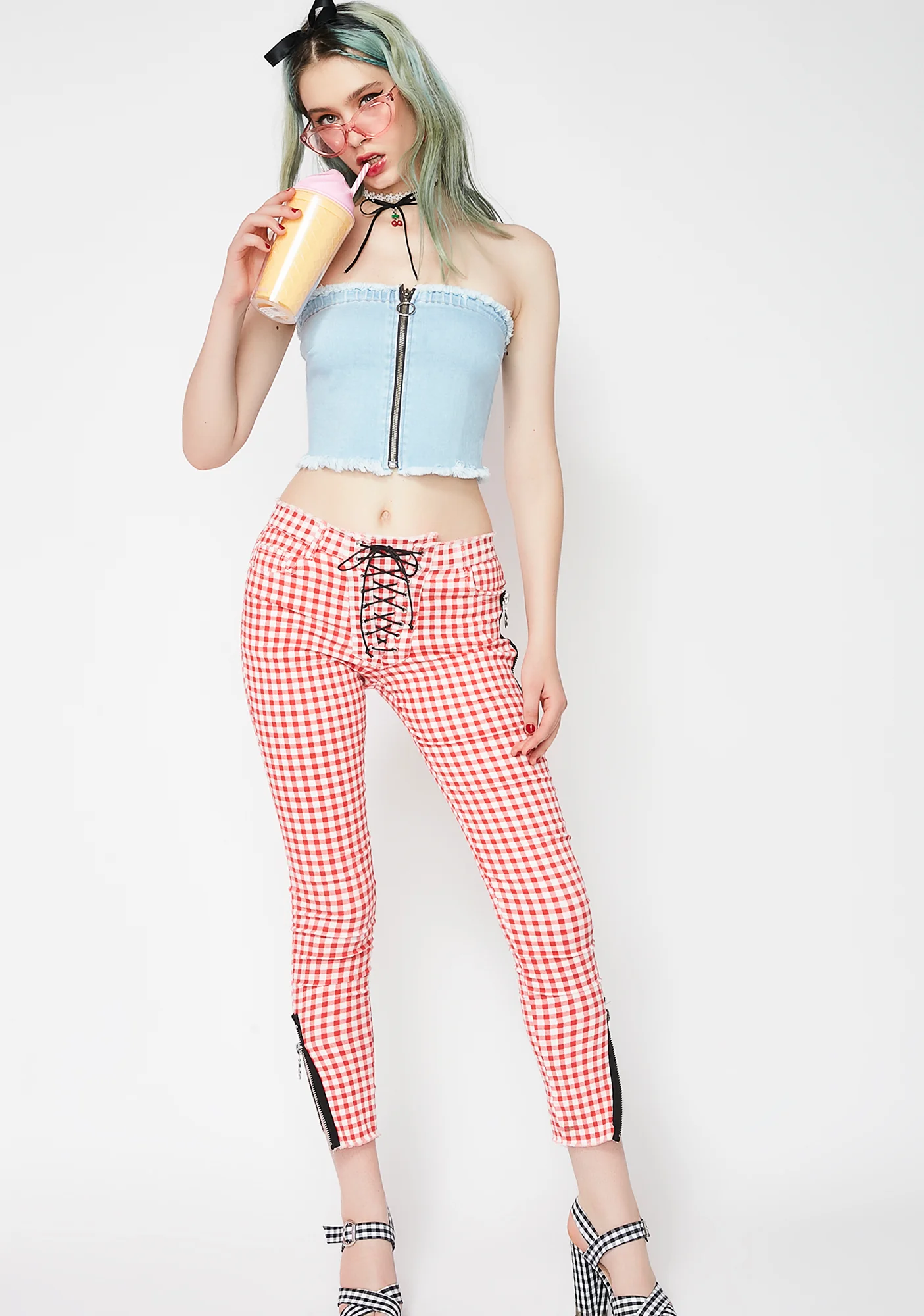 No Rules Denim Top - Image 5