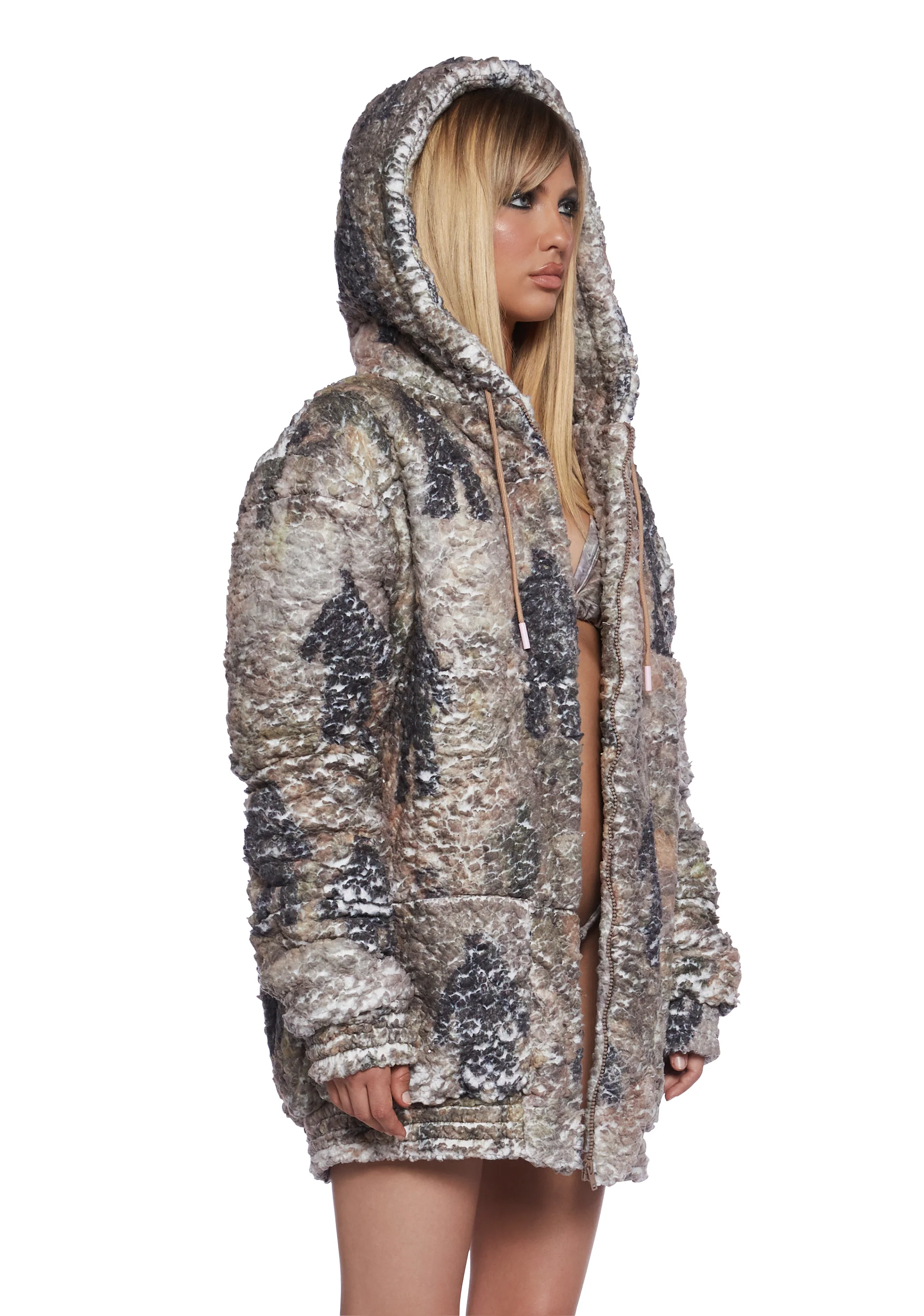 No Sign Puffer Fleece Jacket - Image 4
