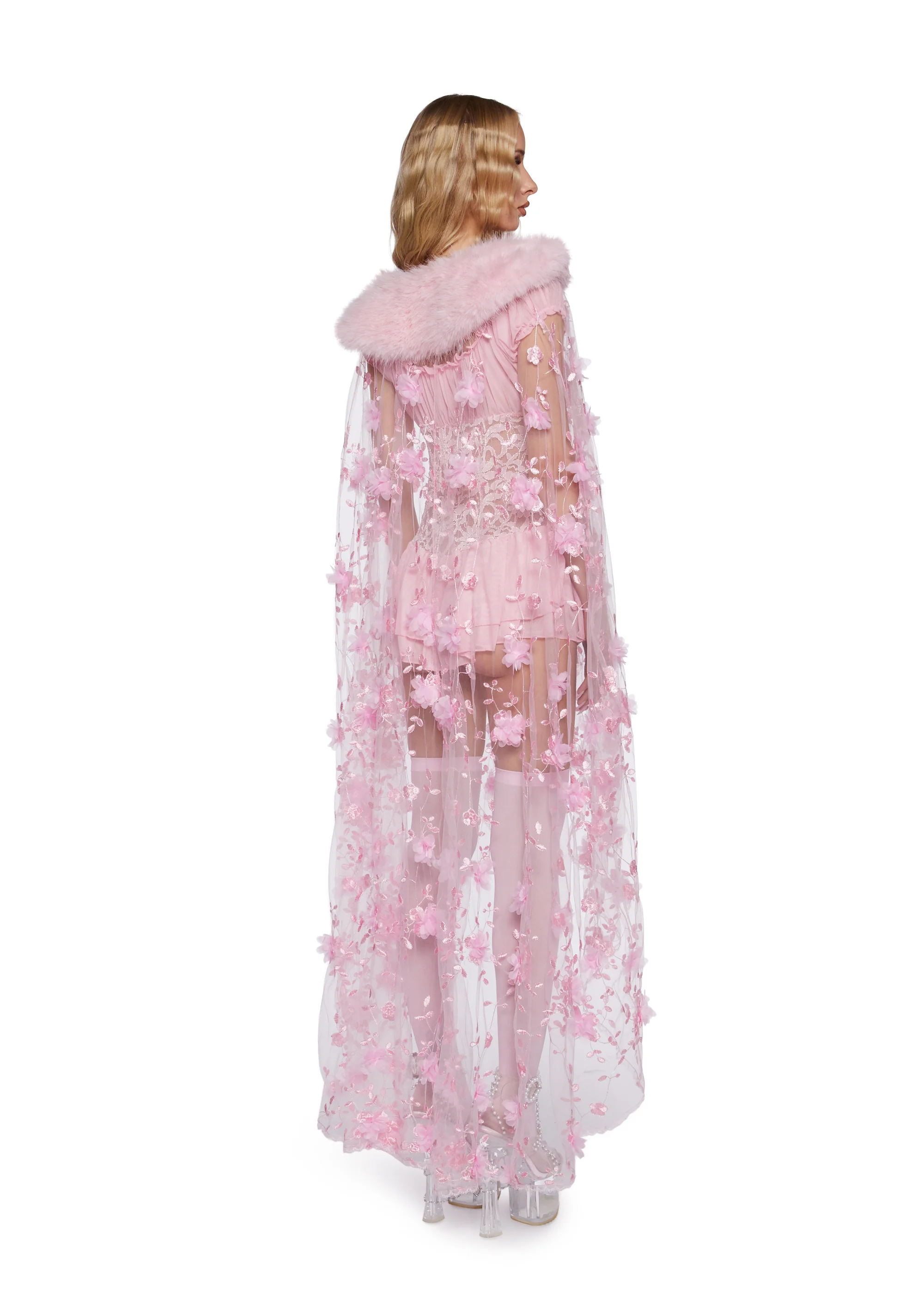 Noble Reign Floral Cape - Image 3