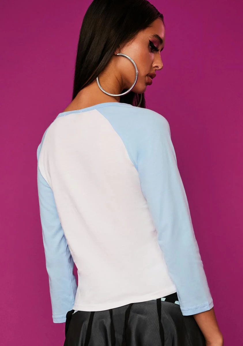 Nobody's Angel Raglan Tee - Image 4