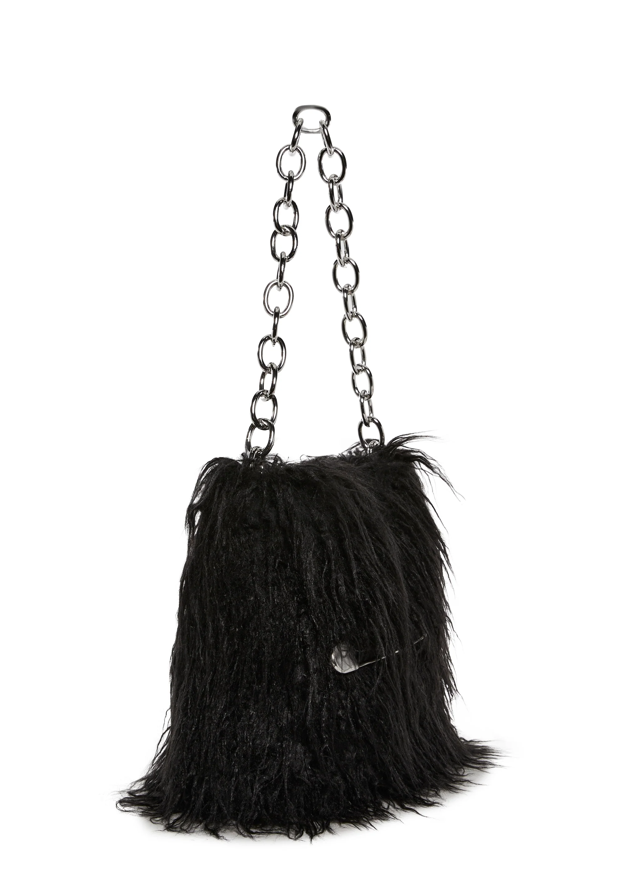 Nocturnal Edge Fuzzy Shoulder Bag - Image 3