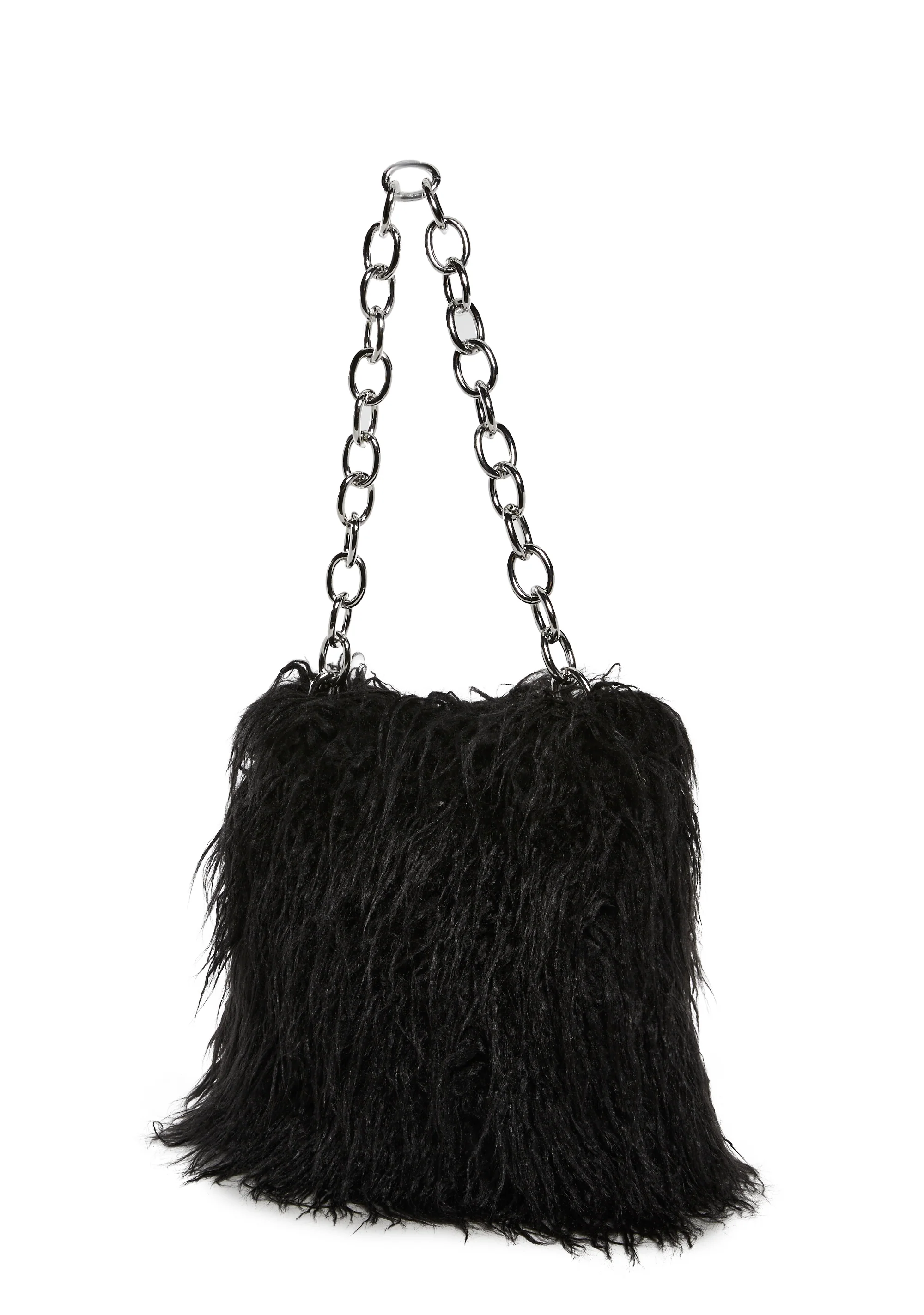Nocturnal Edge Fuzzy Shoulder Bag - Image 4