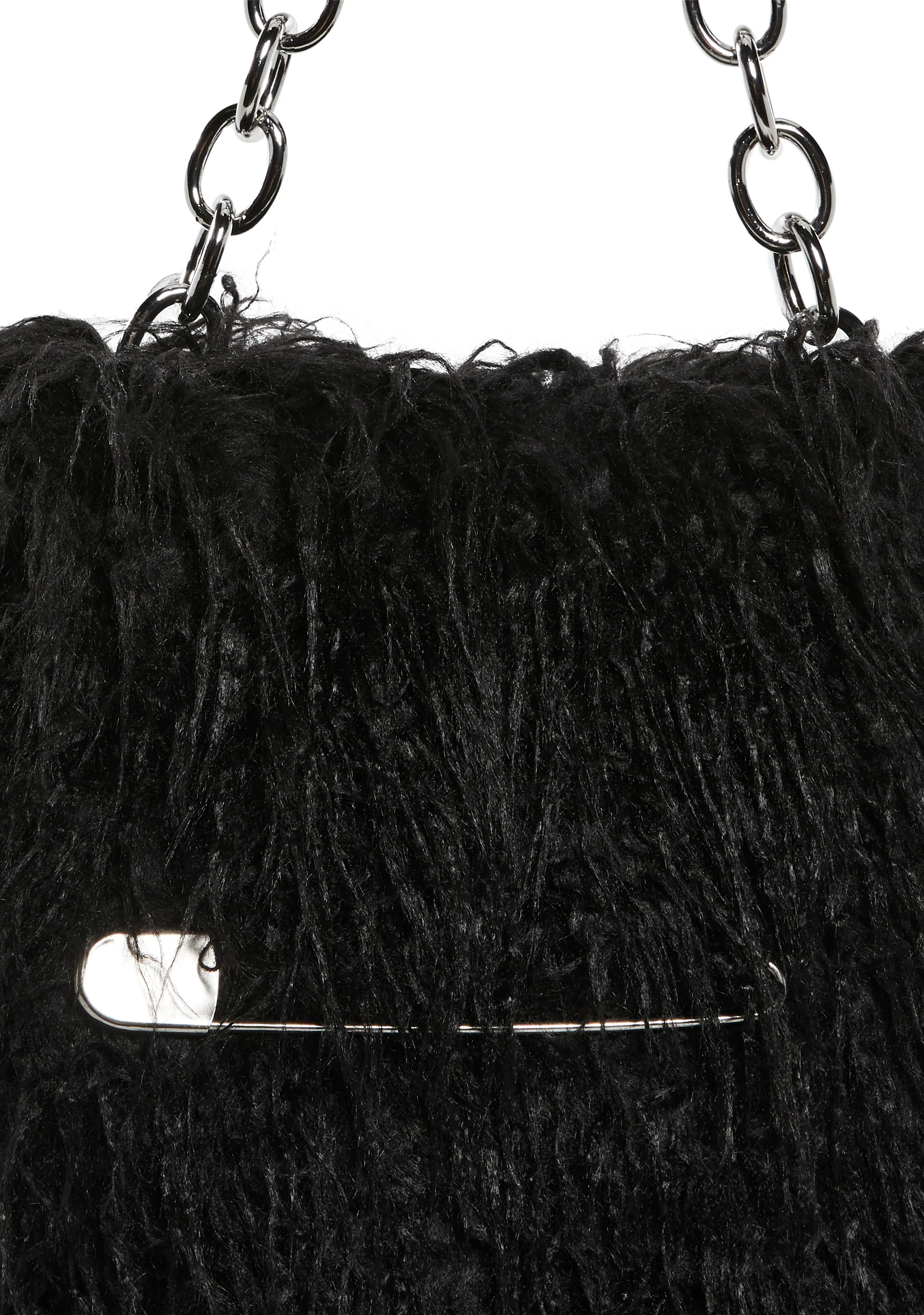Nocturnal Edge Fuzzy Shoulder Bag - Image 5
