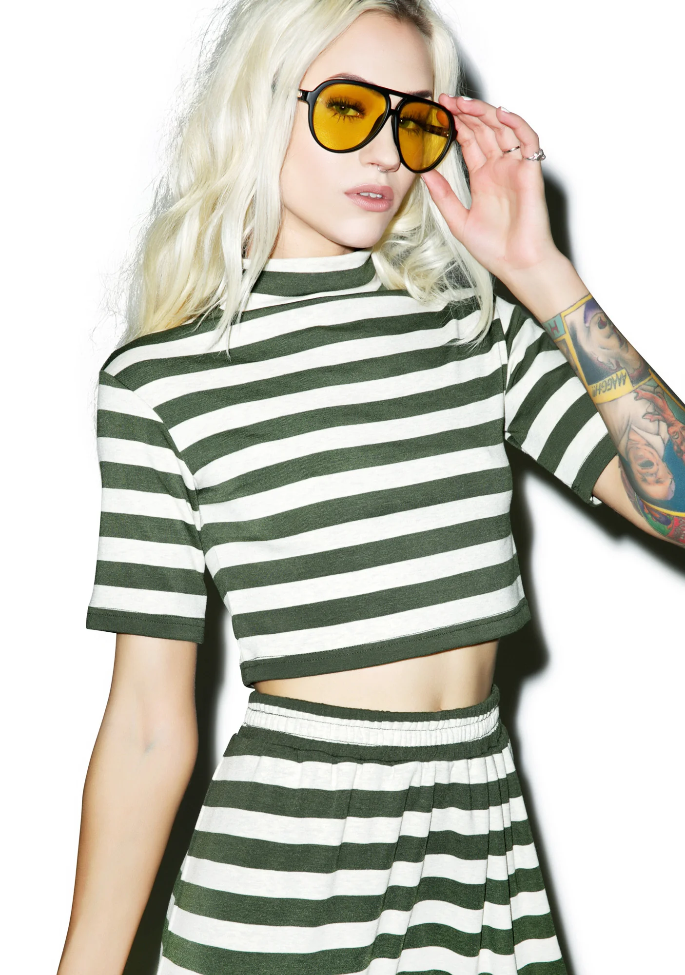 Nomad Stripe Crop Top - Image 5