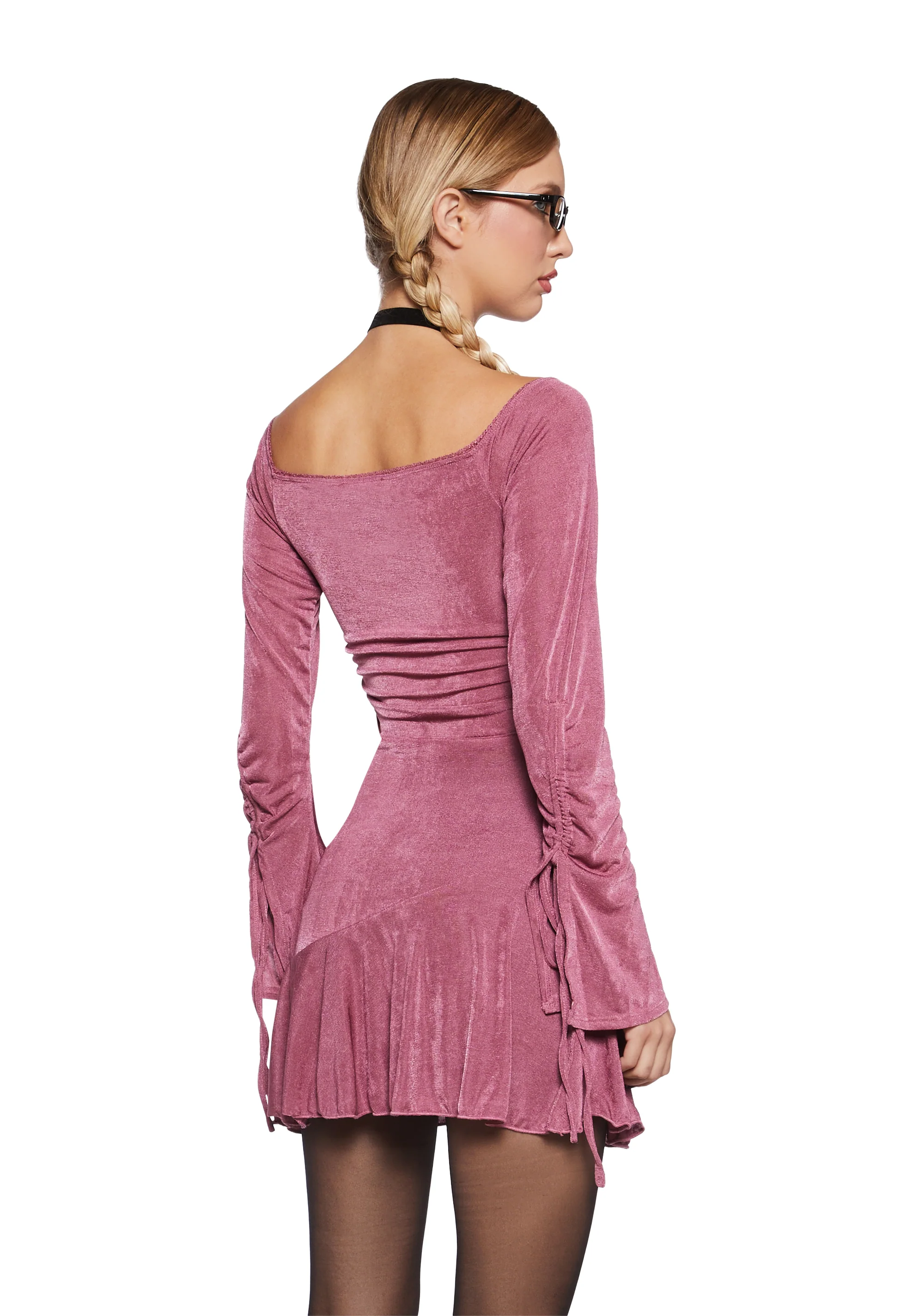 Nonchalant Energy Mini Dress - Pink - Image 4