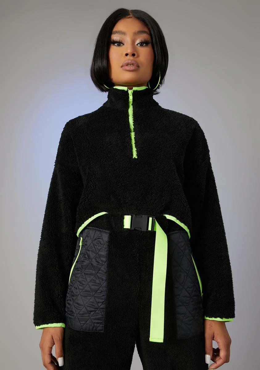 None Of Ur Business Teddy Pullover - Image 2