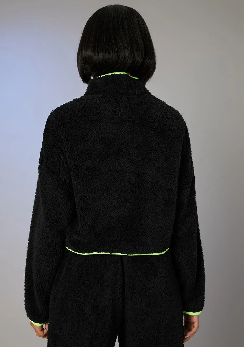 None Of Ur Business Teddy Pullover - Image 4