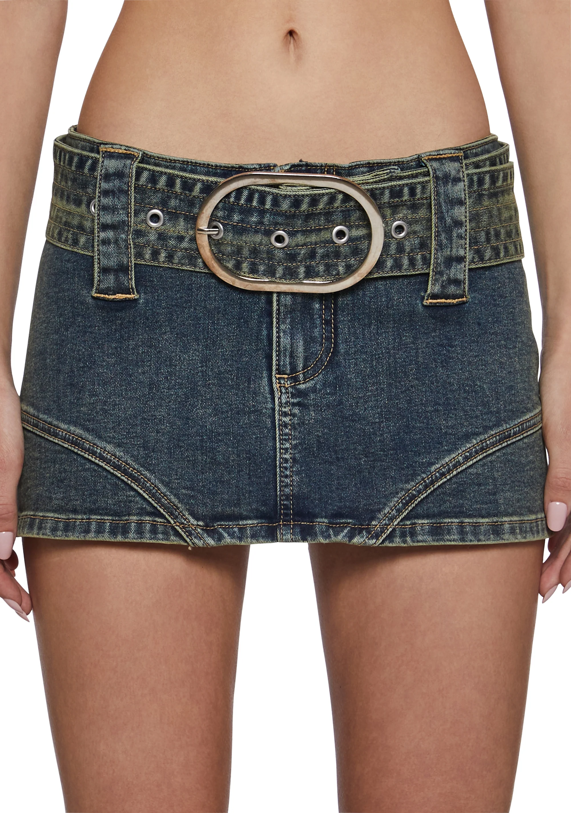 Norah Micro Skort - Denim - Image 5