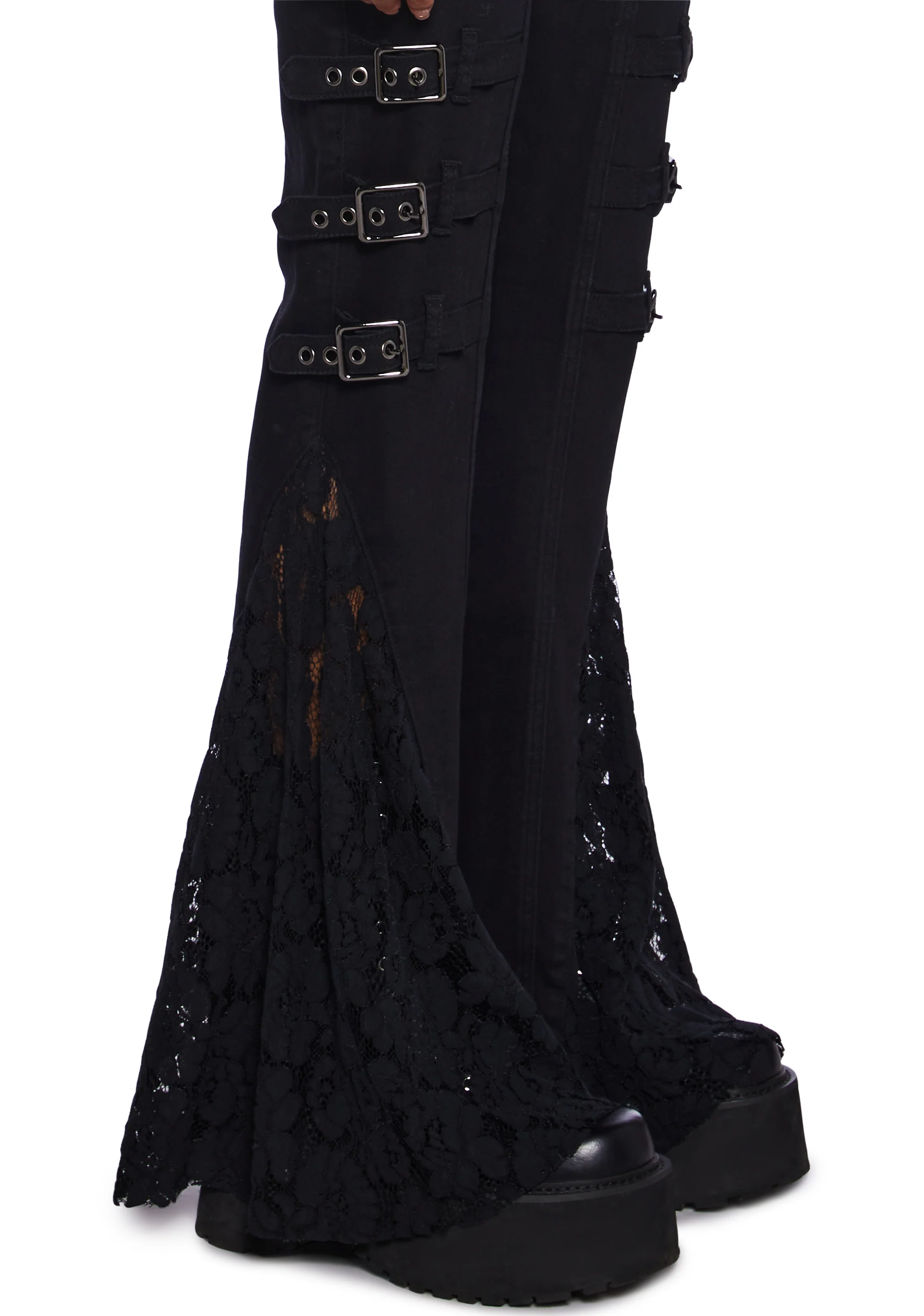 Normal Is An Illusion Flare Pants - Image 4
