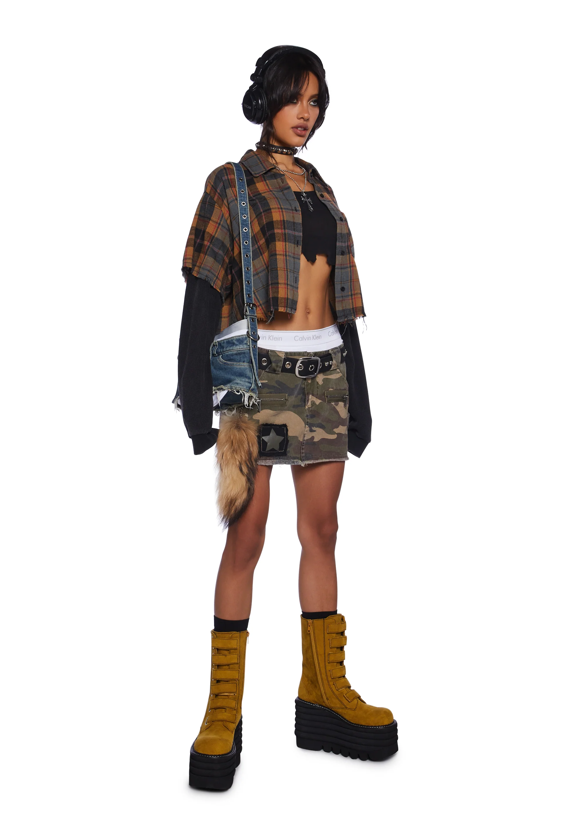 Not A Phase Cargo Mini Skirt - Image 2